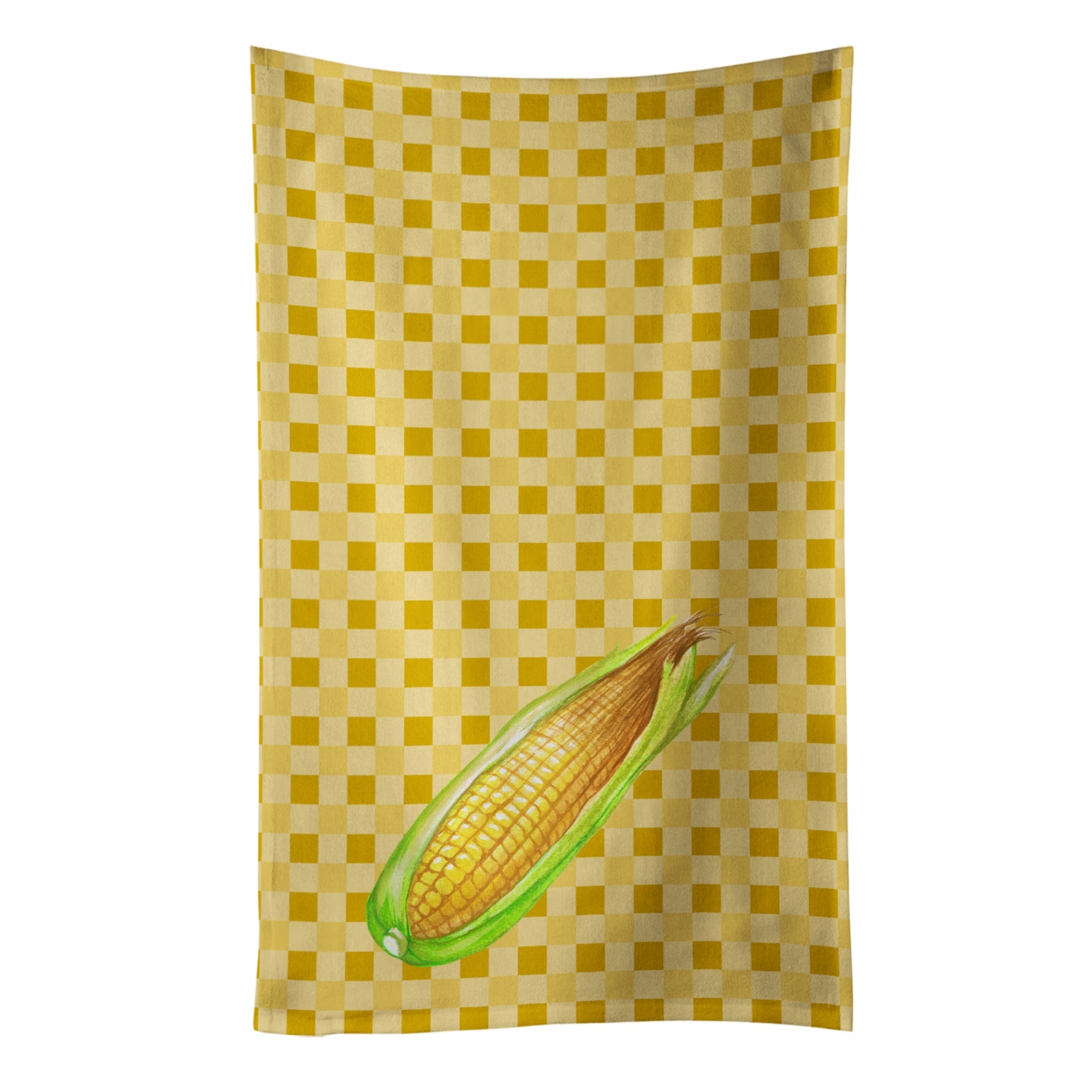 Caroline'S Treasures Corn On Basketweave Decorated Dish Towel, 25Hx15W, Multicolor