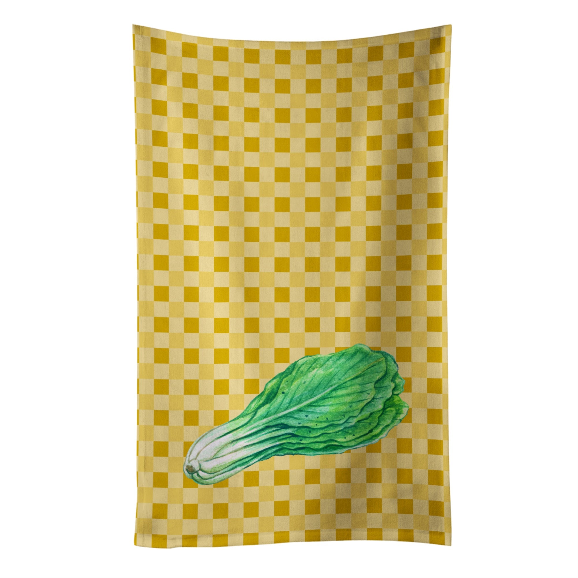 Caroline'S Treasures Mustard On Basketweave Decorated Dish Towel, 25Hx15W, Multicolor