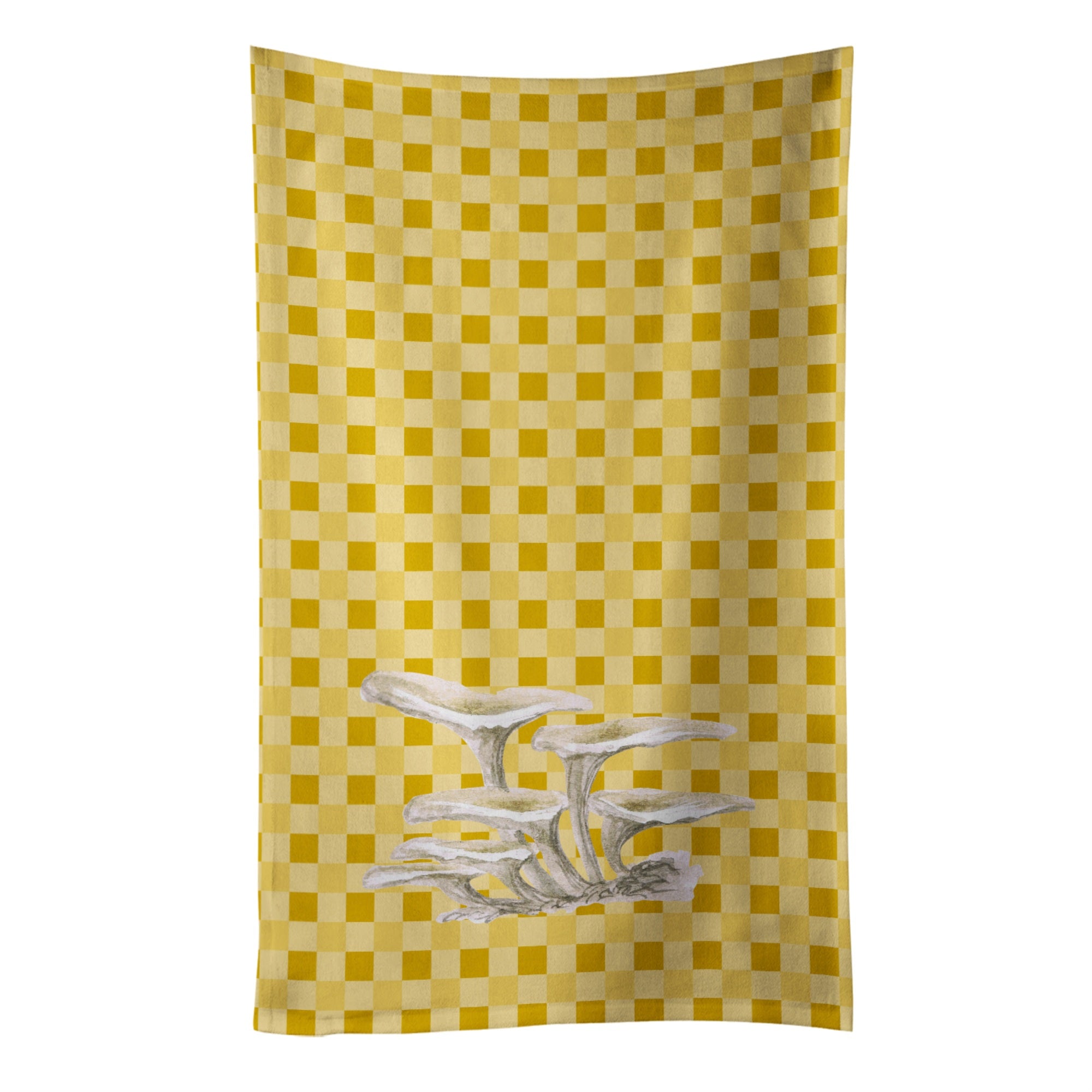 Caroline'S Treasures Oyster Mushrooms On Basketweave Decorated Dish Towel, 25Hx15W, Multicolor