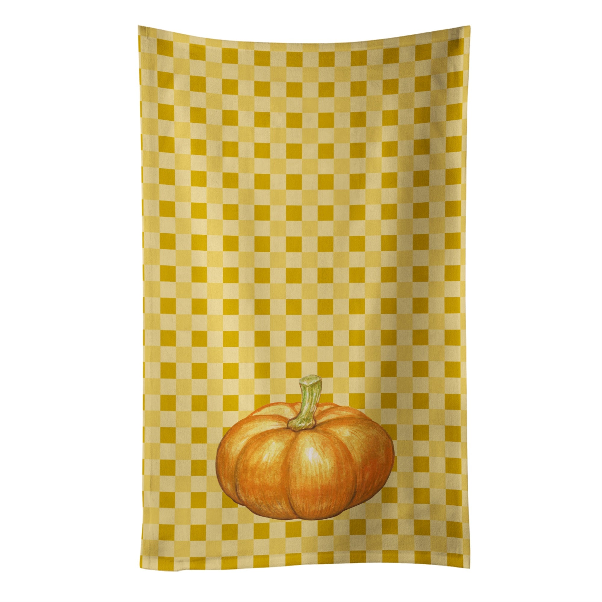 Caroline'S Treasures Pumpkin On Basketweave Decorated Dish Towel, 25Hx15W, Multicolor