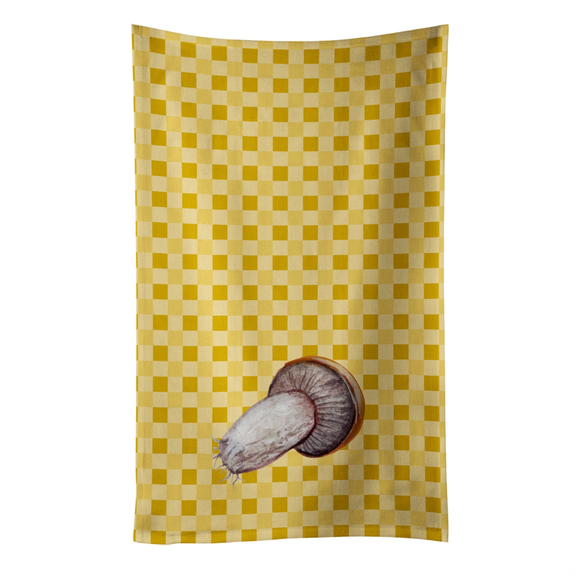 Caroline'S Treasures Rotkappe Mushroom On Basketweave Decorated Dish Towel, 25Hx15W, Multicolor
