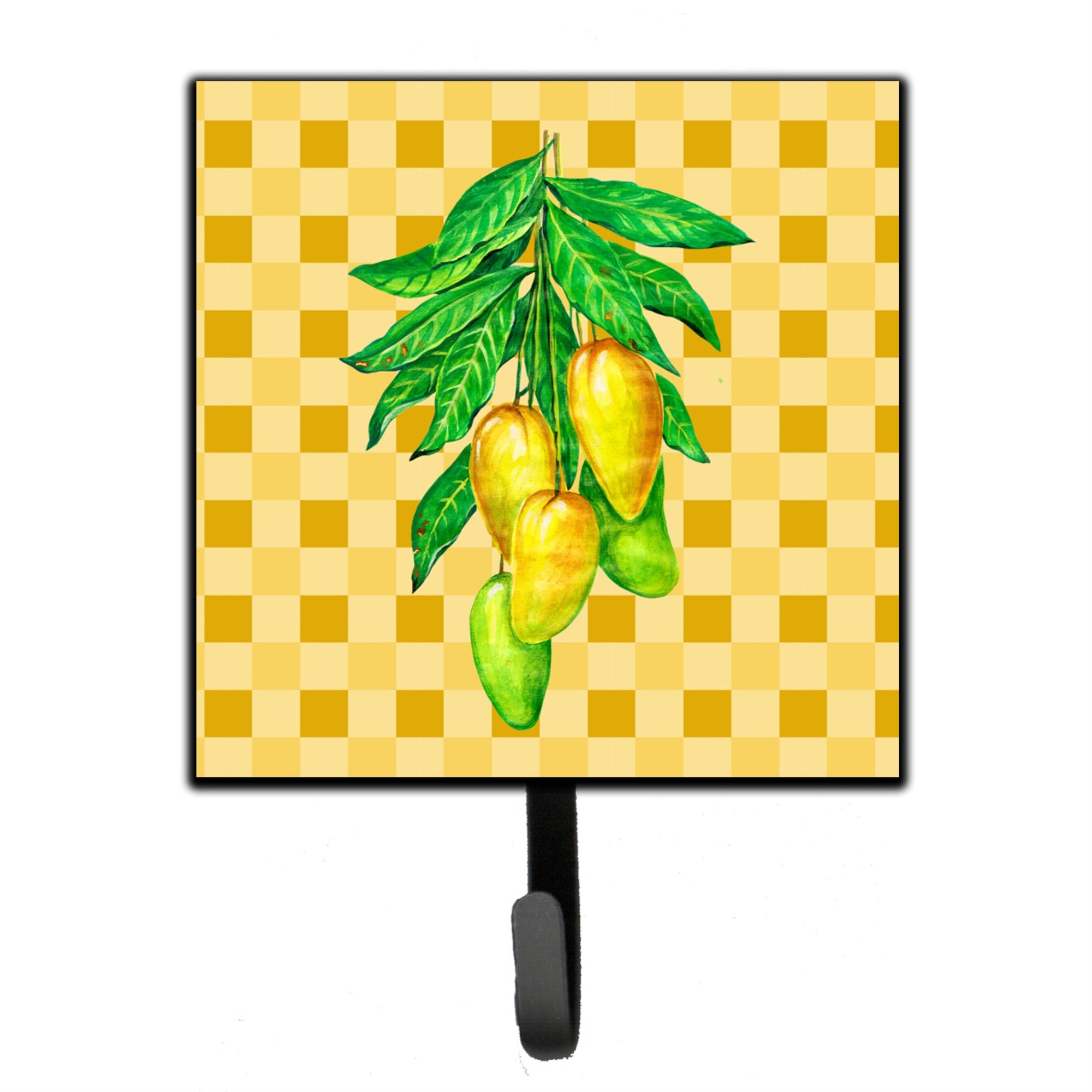 Caroline'S Treasures Mangos On Branch On Basketweave Wall Hook, Small, Multicolor