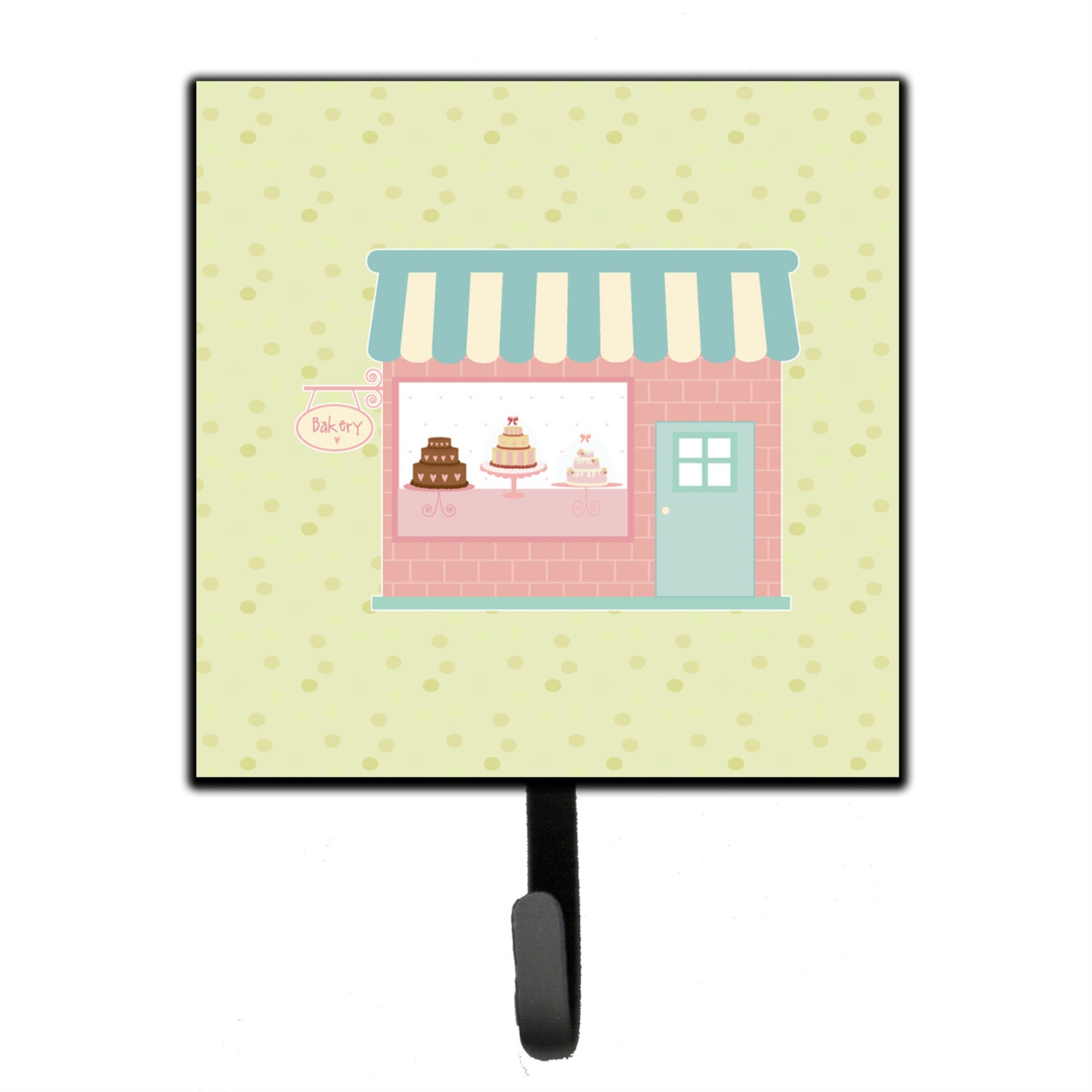 Caroline'S Treasures Bake Shoppe On Green Wall Hook, Small, Multicolor