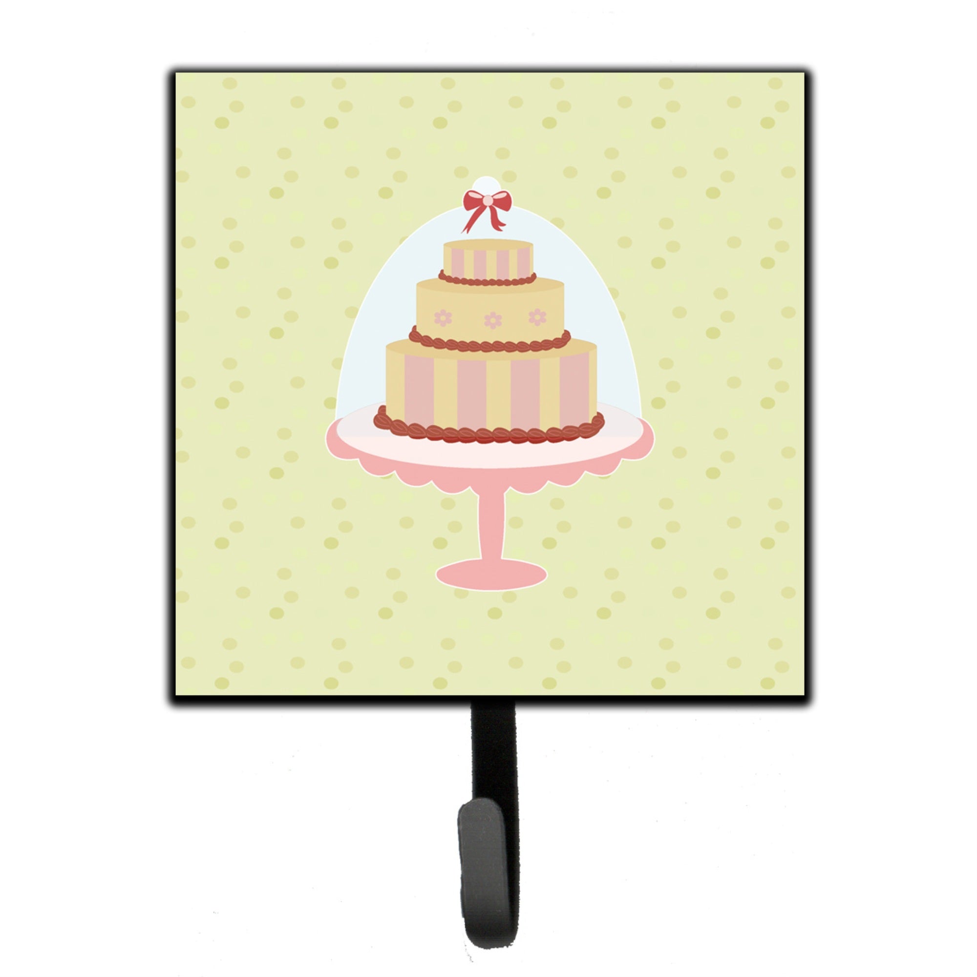 Caroline'S Treasures Decorated Cake On Green Wall Hook, Small, Multicolor
