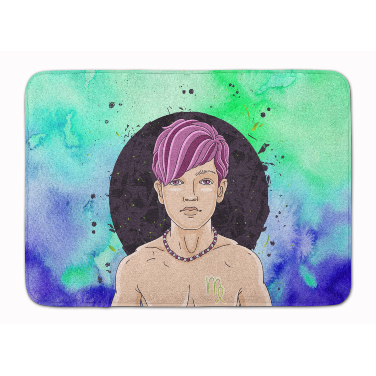 Caroline'S Treasures Virgo Zodiac Sign Floor Mat, 19H X 27W, Multicolor