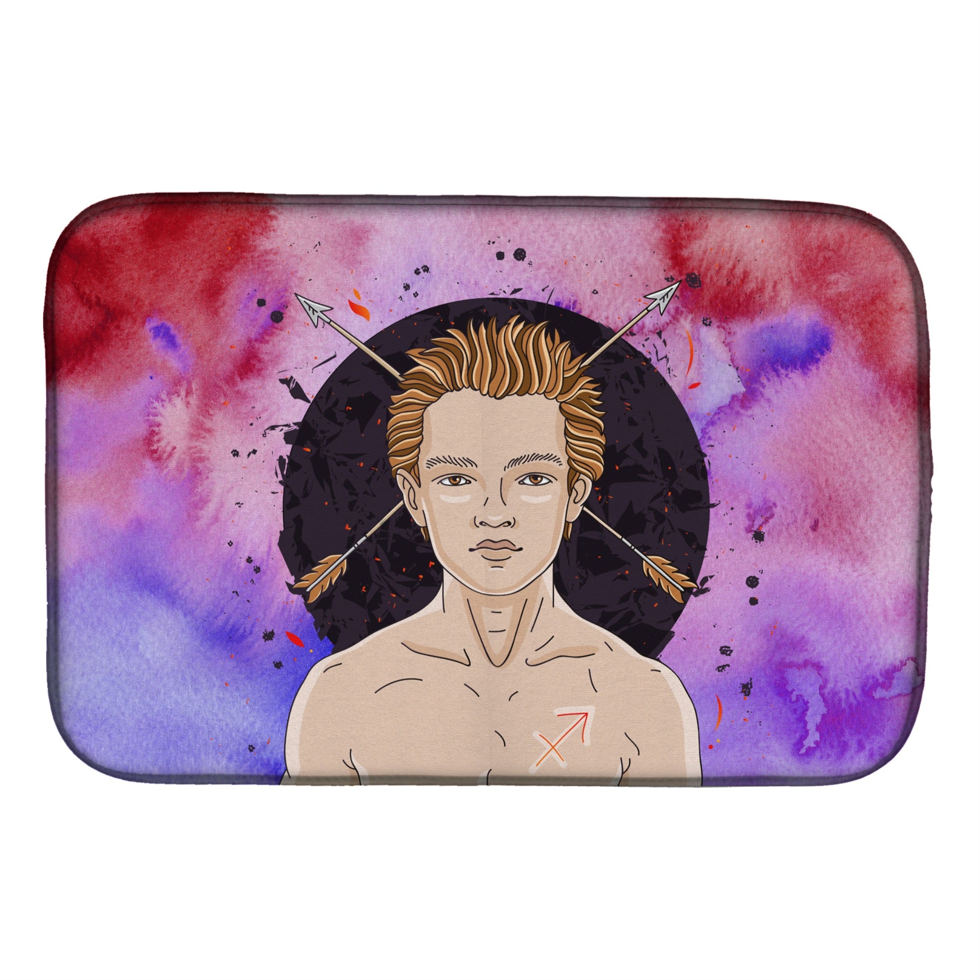 Caroline'S Treasures Bb7325Ddm Dish Drying Mat, 14 X 21, Multicolor