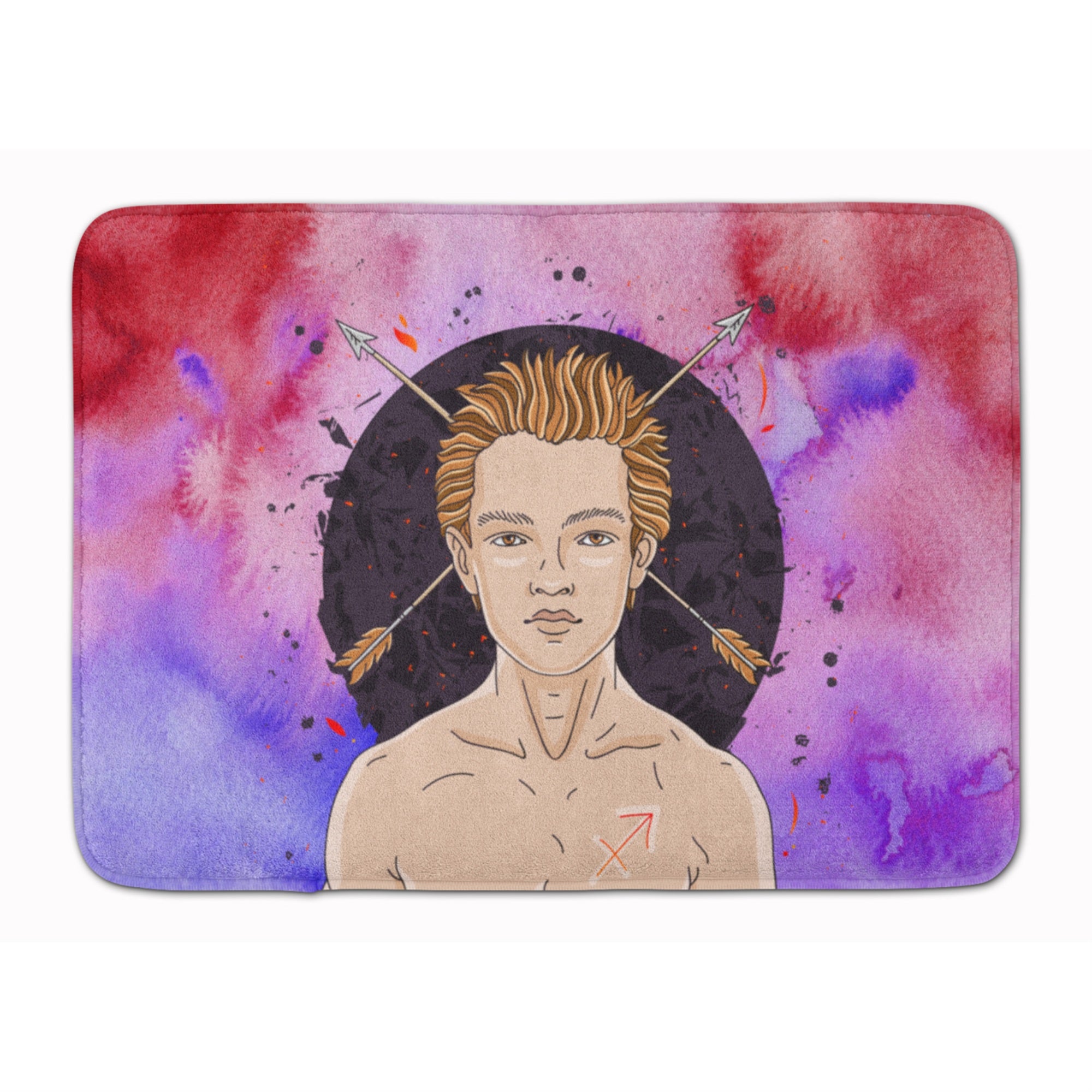 Caroline'S Treasures Sagittarius Zodiac Sign Floor Mat, 19H X 27W, Multicolor