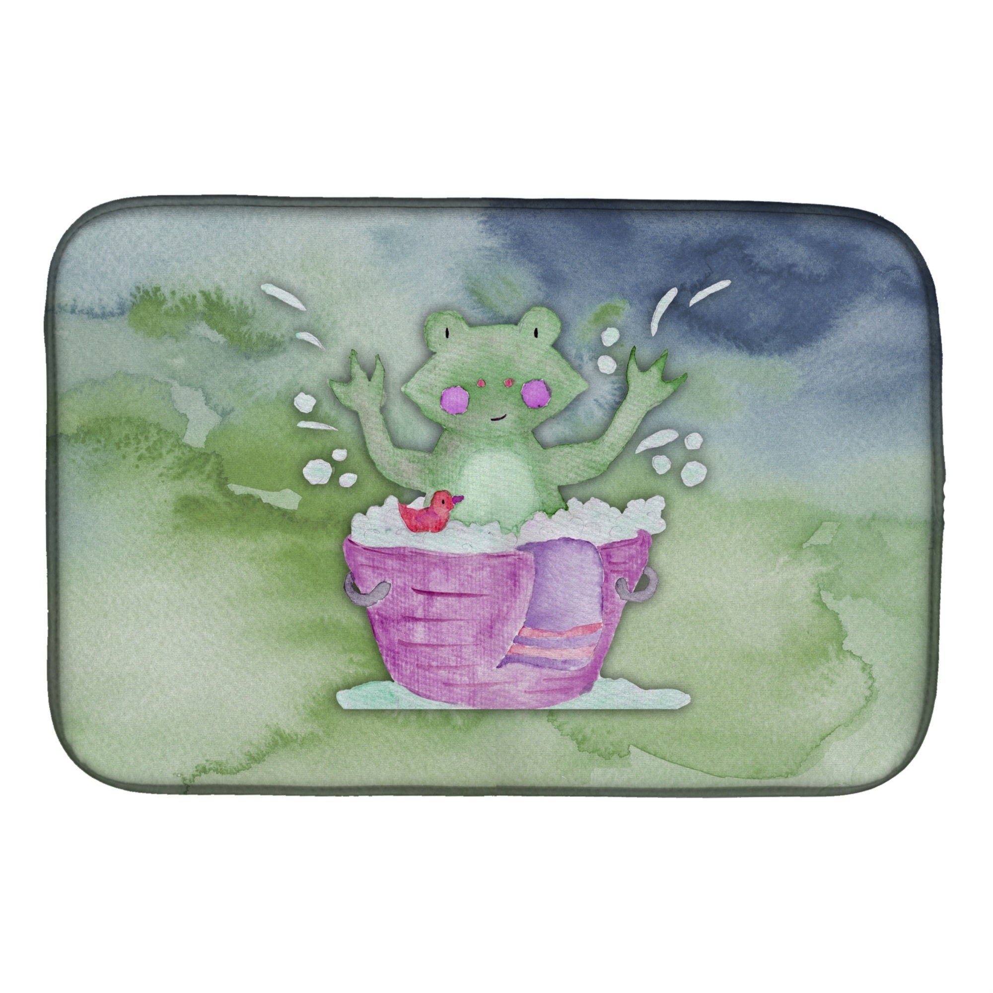 Caroline'S Treasures Bb7343Ddm Dish Drying Mat, 14 X 21, Multicolor