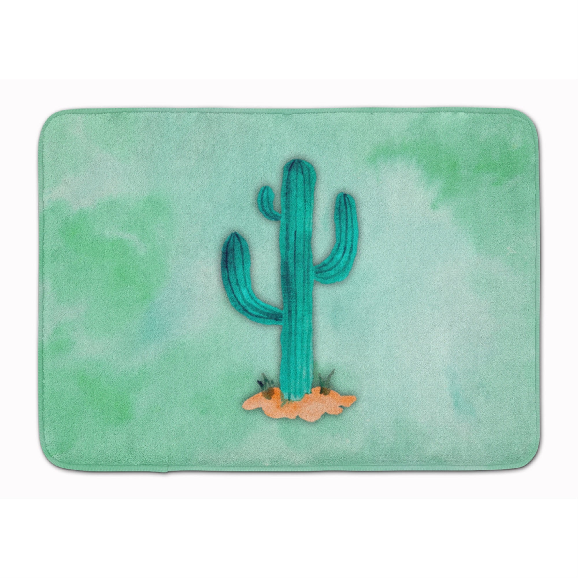 Caroline'S Treasures Western Cactus Watercolor Floor Mat, 19H X 27W, Multicolor