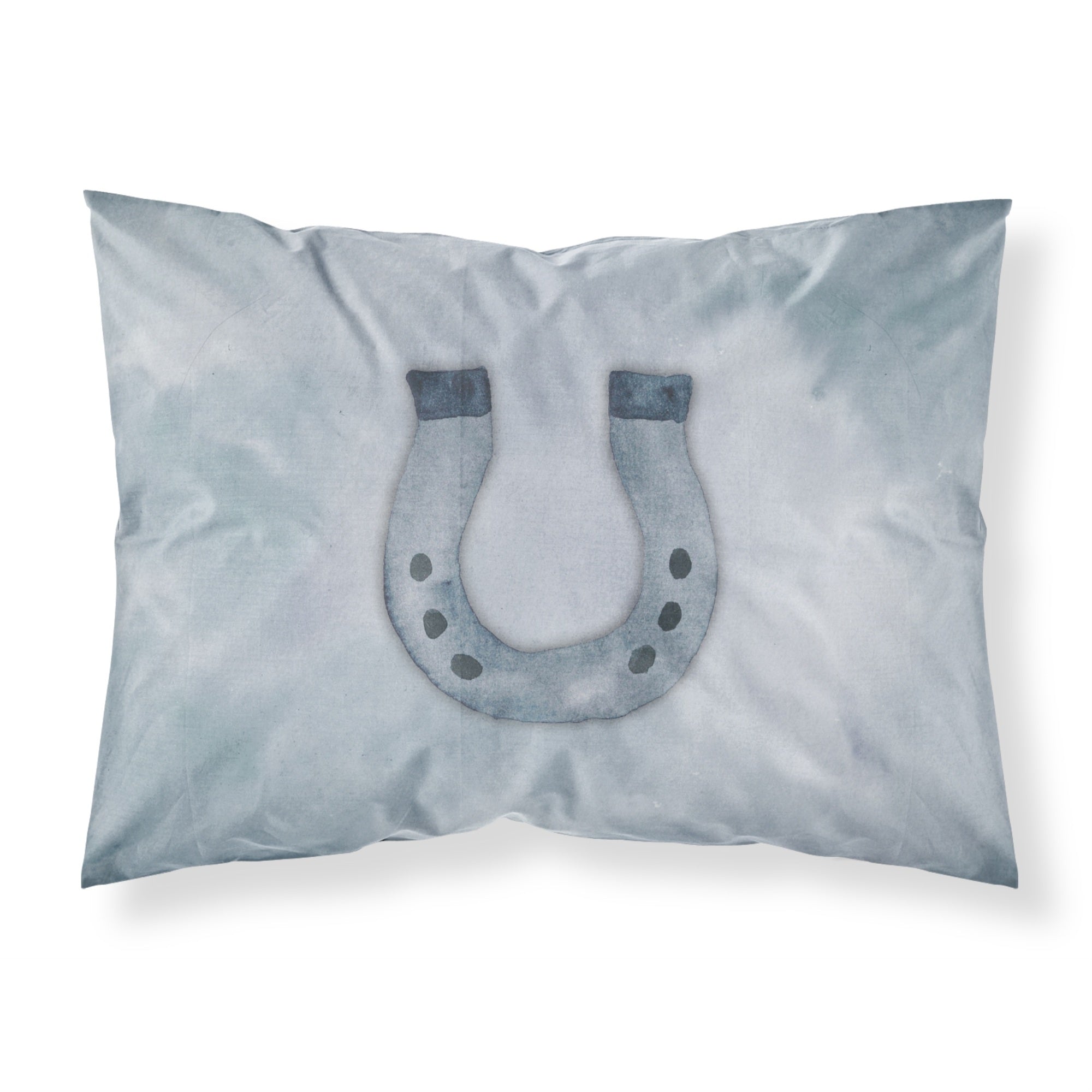 Caroline'S Treasures Horseshoe Watercolor Pillowcase, Standard, Multicolor