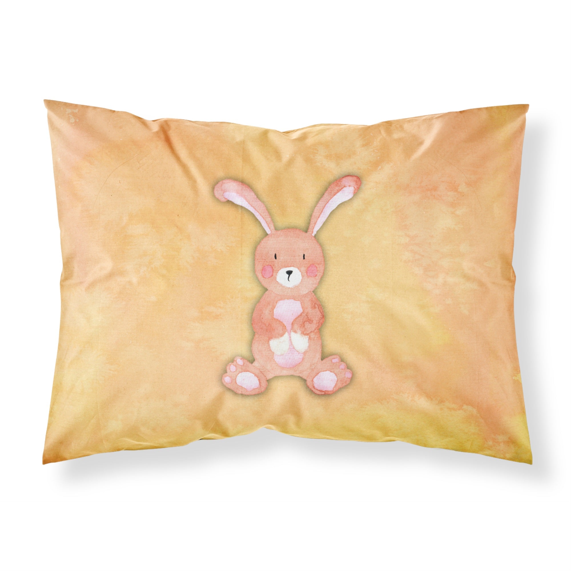 Caroline'S Treasures Rabbit Watercolor Pillowcase, Standard, Multicolor