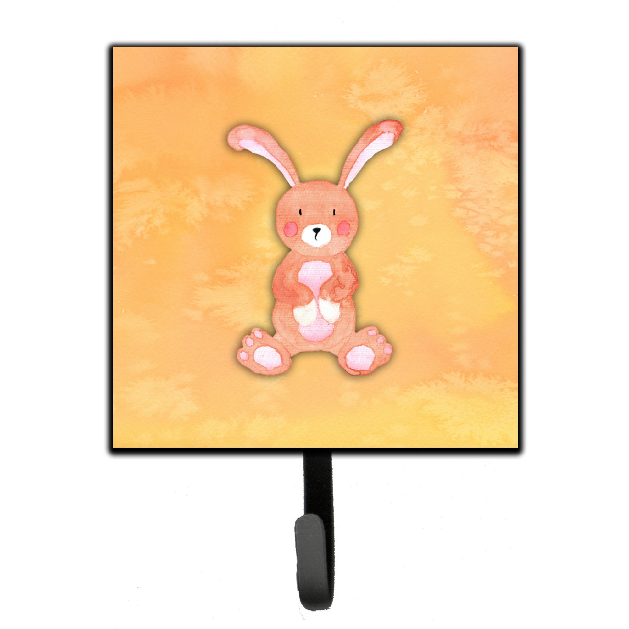 Caroline'S Treasures Rabbit Watercolor Wall Hook, Small, Multicolor