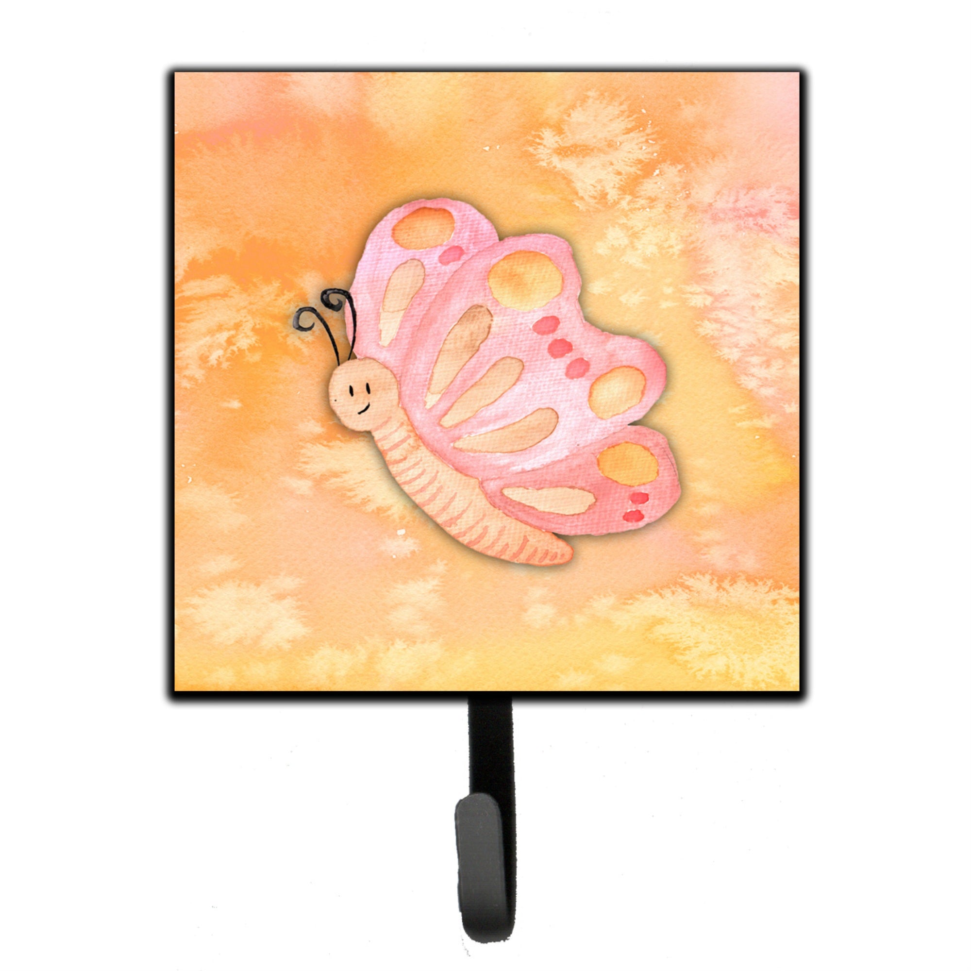 Caroline'S Treasures Butterfly Watercolor Wall Hook, Small, Multicolor