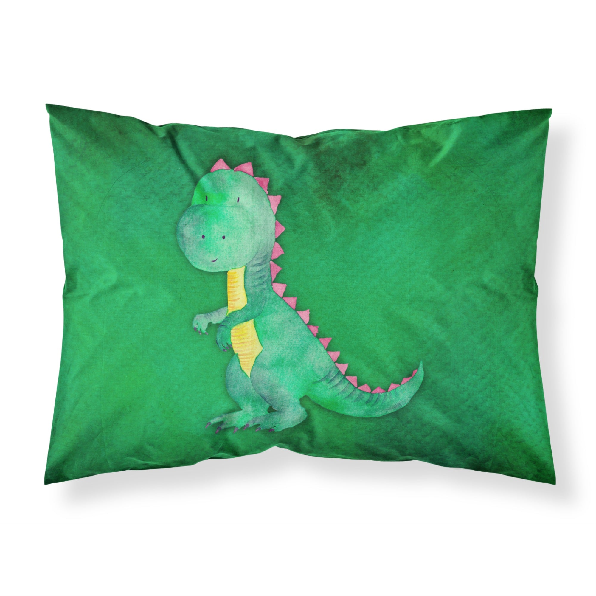 Caroline'S Treasures Tyrannosaurus Rex Watercolor Printed, Polyester, 250 Thread Count, Envelope Closure Pillowcase, Standard,