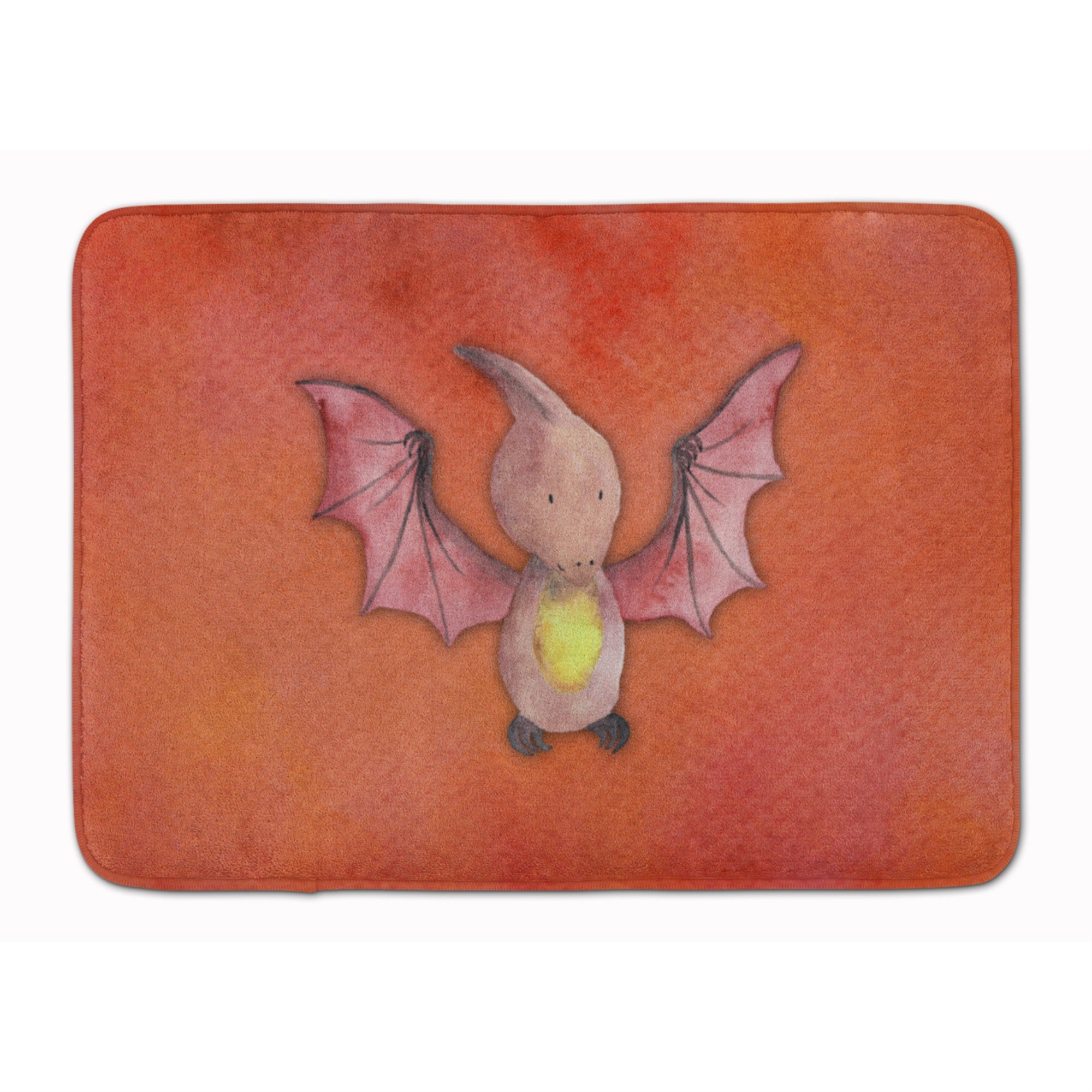 Caroline'S Treasures Pterodactyl Watercolor Floor Mat, 19 X 27, Multicolor