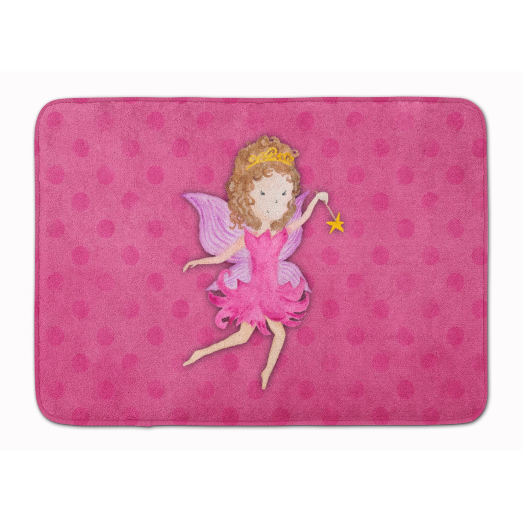 Caroline'S Treasures Fairy Princess Watercolor Floor Mat, 19 X 27, Multicolor
