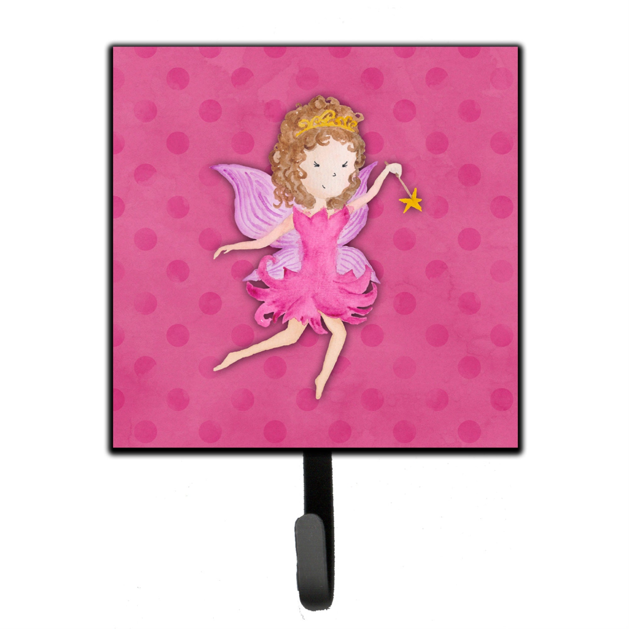 Caroline'S Treasures Fairy Princess Watercolor Wall Hook, Small, Multicolor