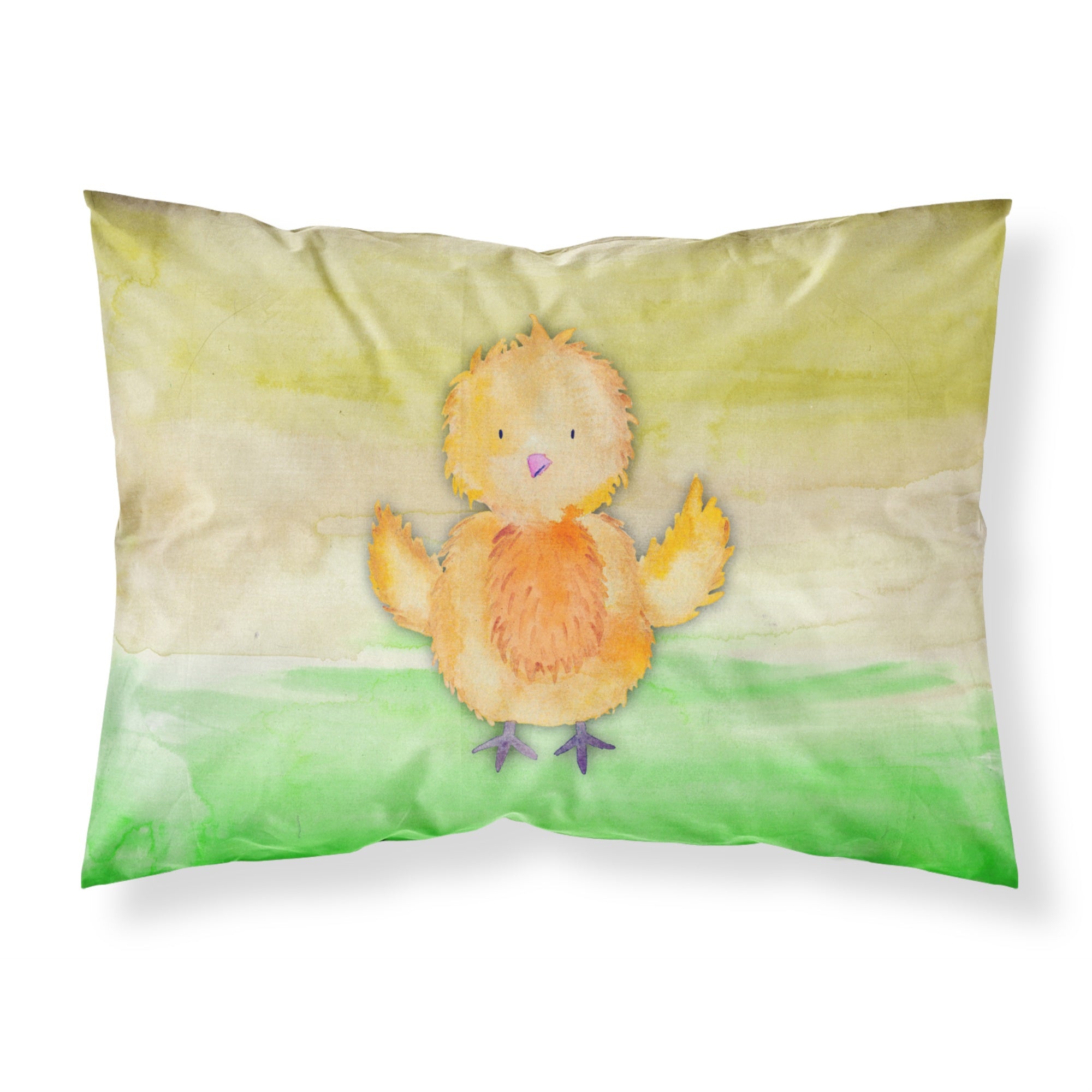 Caroline'S Treasures Chicken Watercolor Pillowcase, Standard, Multicolor