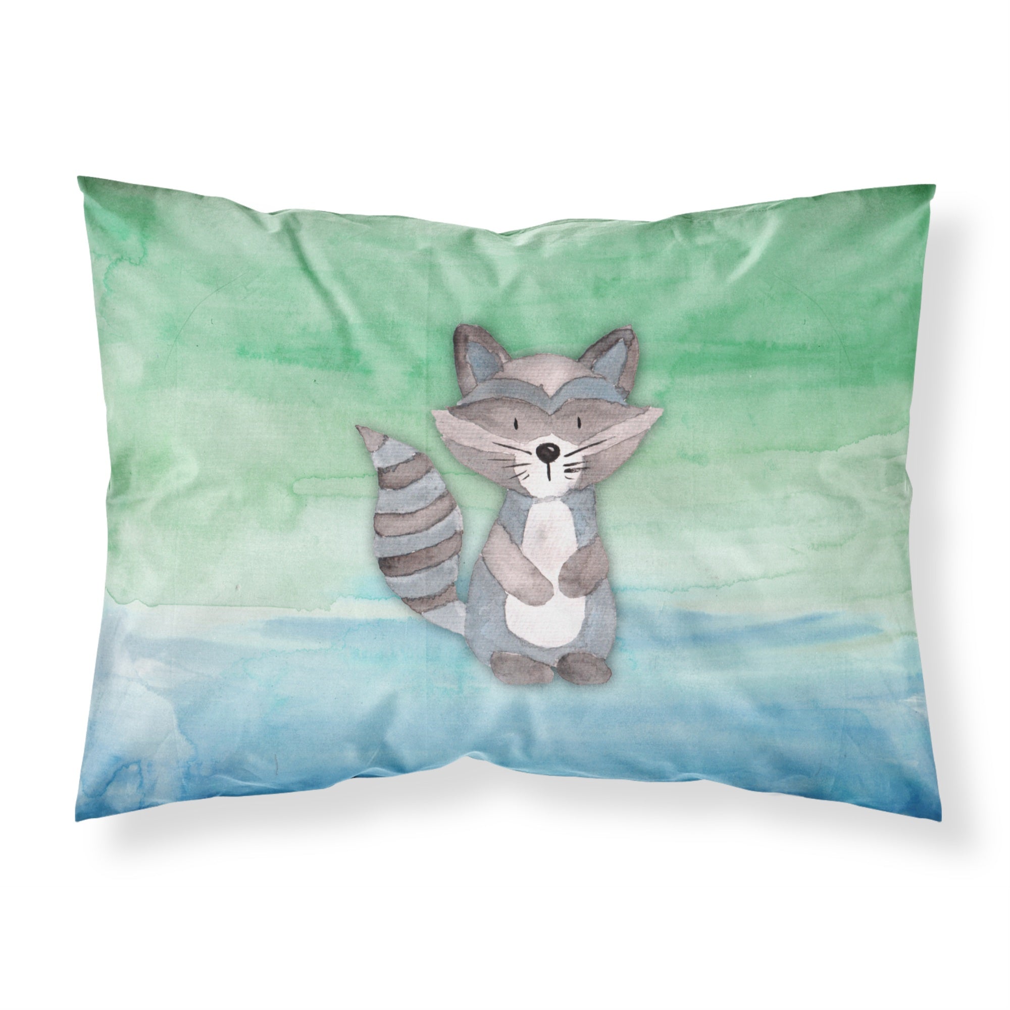 Caroline'S Treasures Raccoon Watercolor Pillowcase, Standard, Multicolor