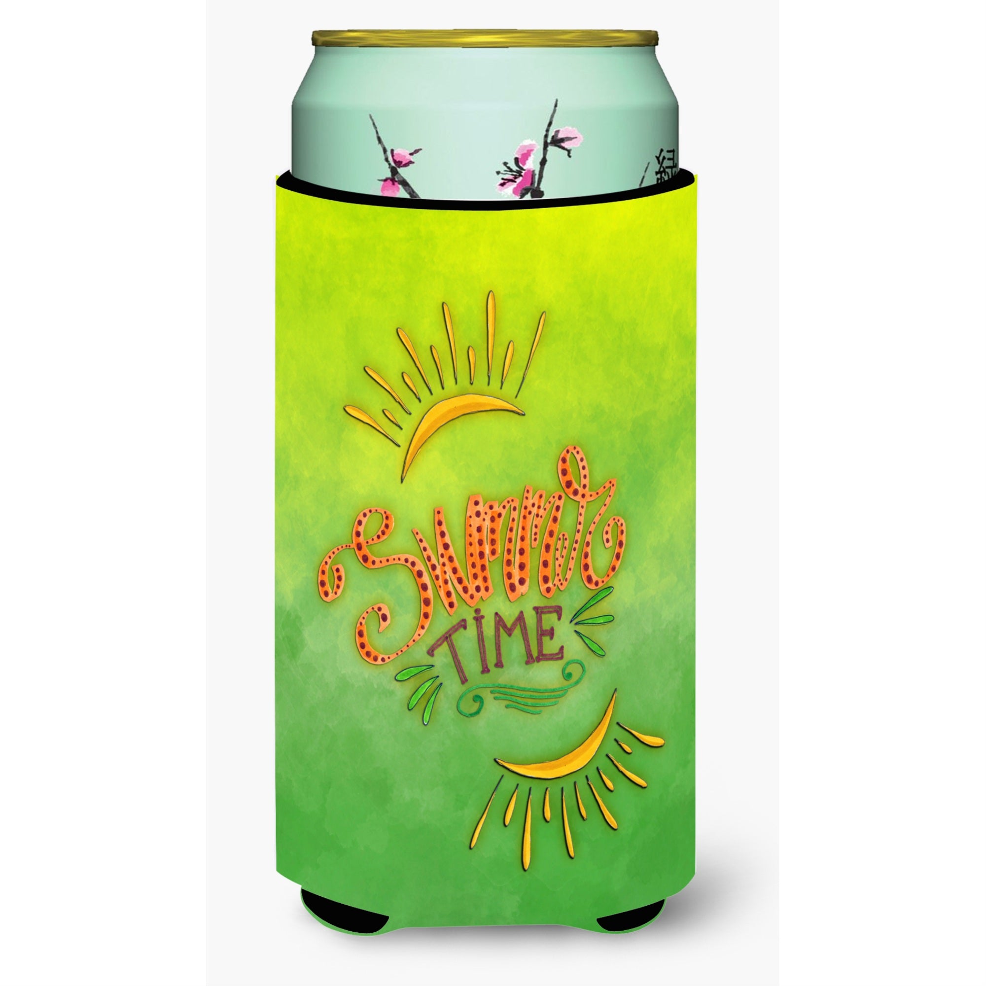 Caroline'S Treasures Bb7453Tbc Summer Time Tall Boy Insulator Hugger Cold-Beverage-Koozies, Multicolor