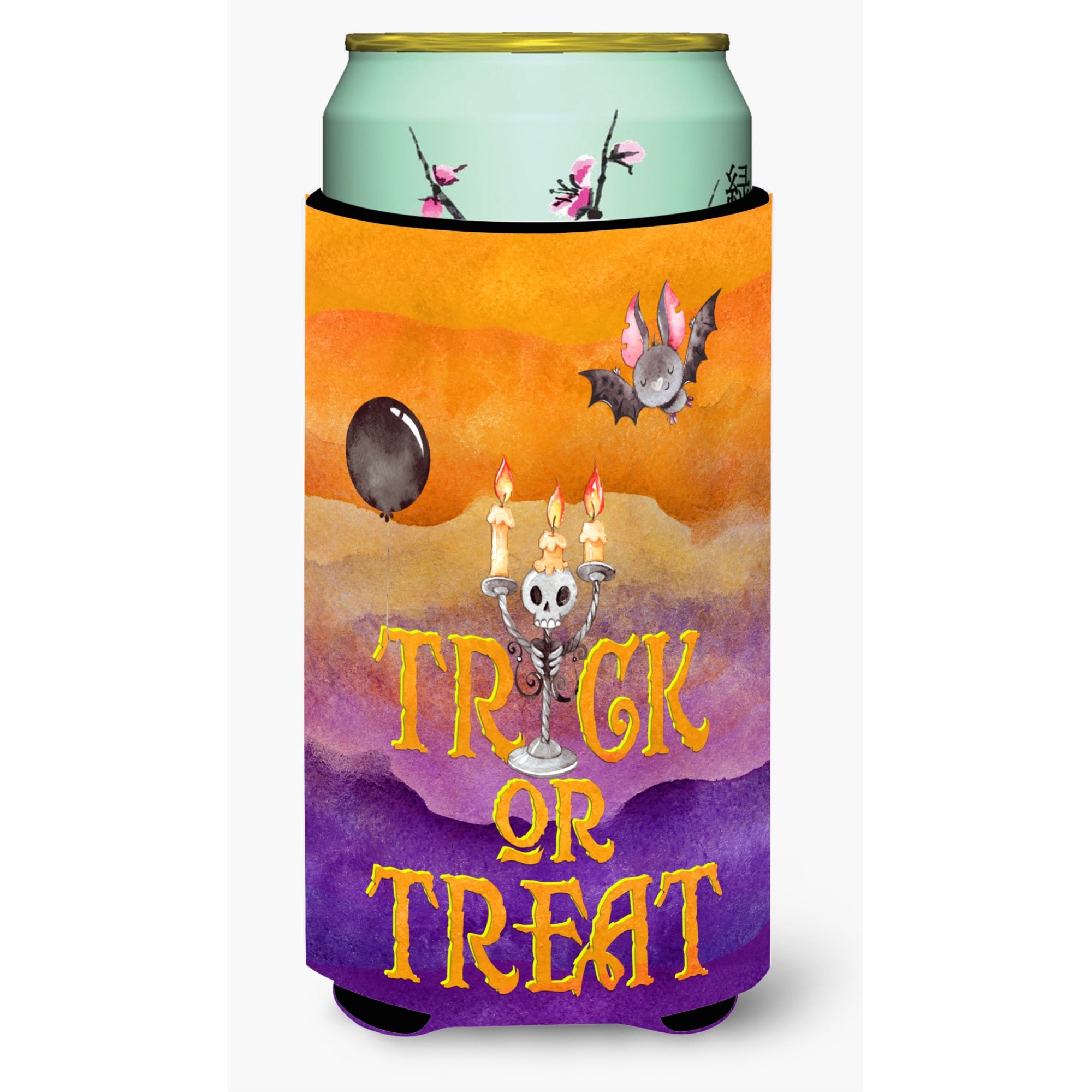 Caroline'S Treasures Bb7461Tbc Halloween Trick Or Treat Tall Boy Hugger Cold-Beverage-Koozies, Multicolor