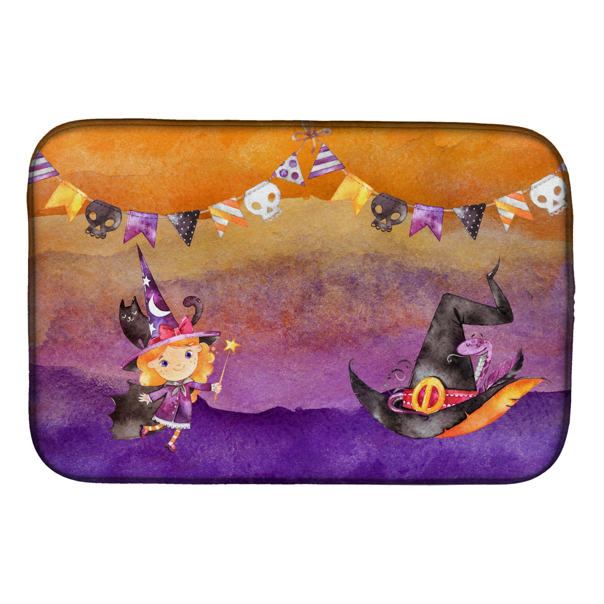 Caroline'S Treasures Bb7462Ddm Dish Drying Mat, 14 X 21, Multicolor