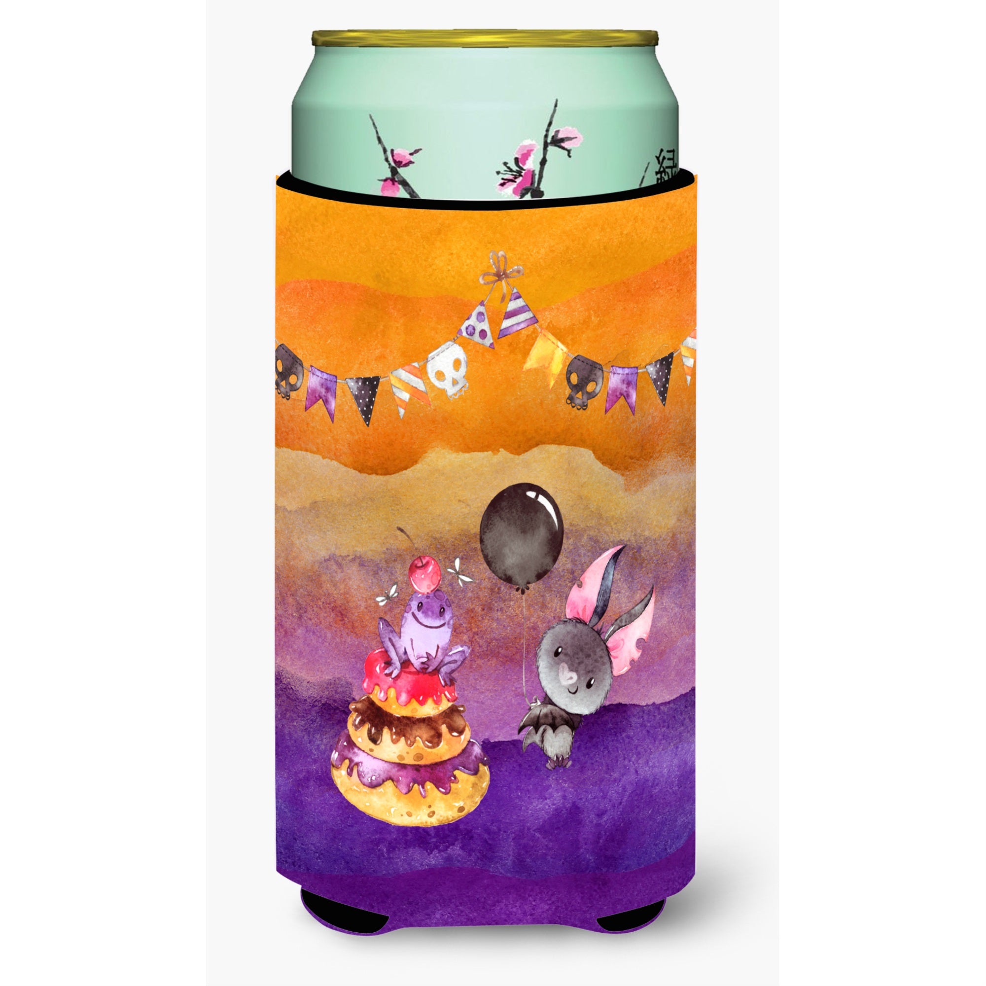 Caroline'S Treasures Bb7463Tbc Halloween Sweets Party Tall Boy Hugger Cold-Beverage-Koozies, Multicolor