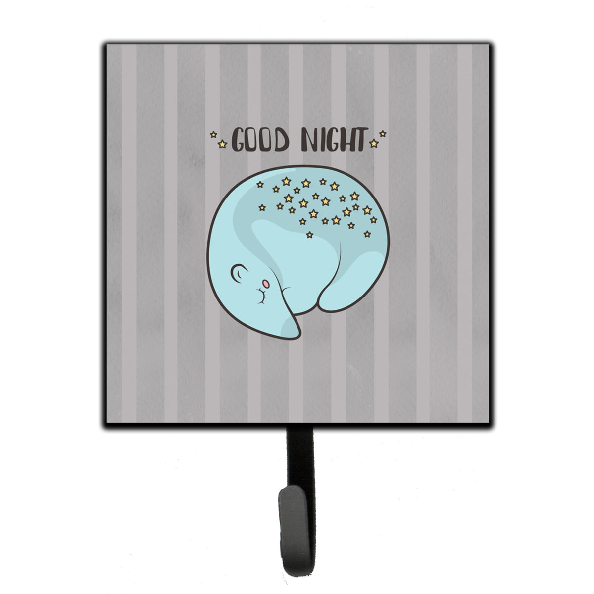 Caroline'S Treasures Nursery Good Night Opossum Leash Or Key Holder Hooks, Multicolor