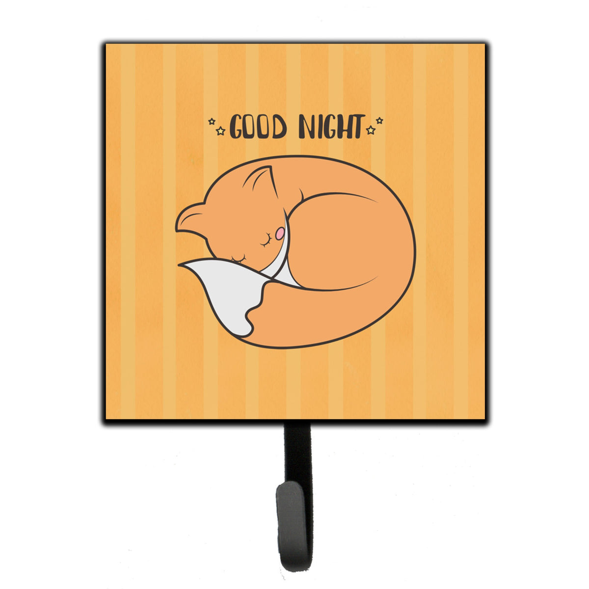 Caroline'S Treasures Nursery Good Night Fox Leash Or Key Holder Hooks, Multicolor