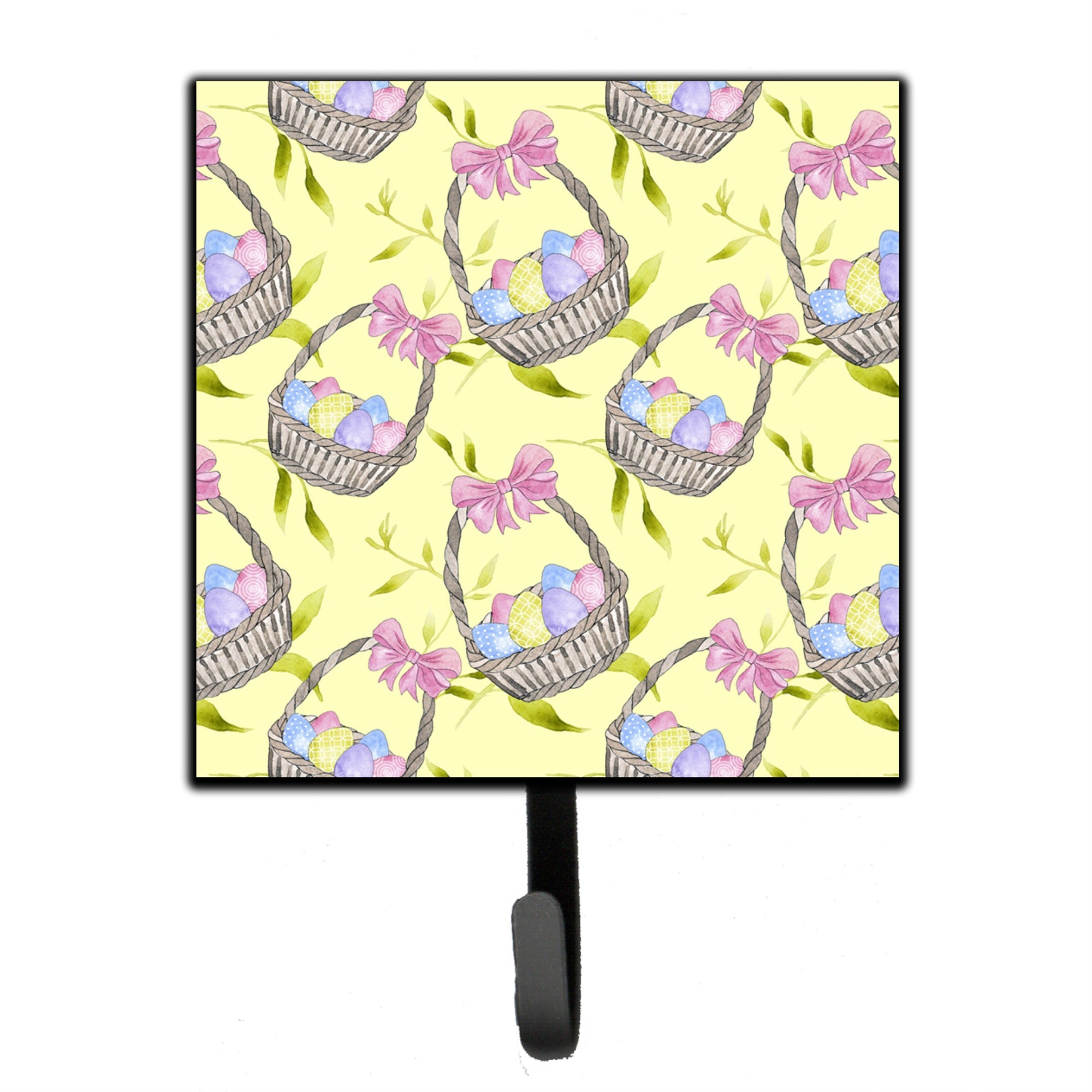 Caroline'S Treasures Easter Basket And Eggs Wall Hook, Small, Multicolor