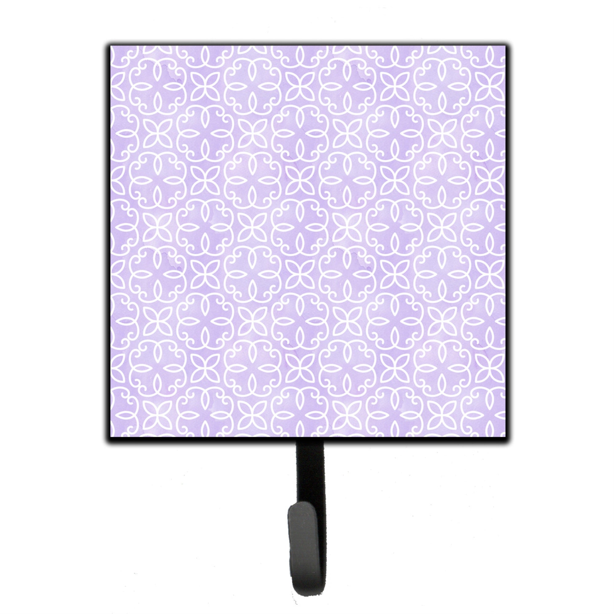 Caroline'S Treasures Geometric Circles On Purple Watercolor Wall Hook, Small, Multicolor