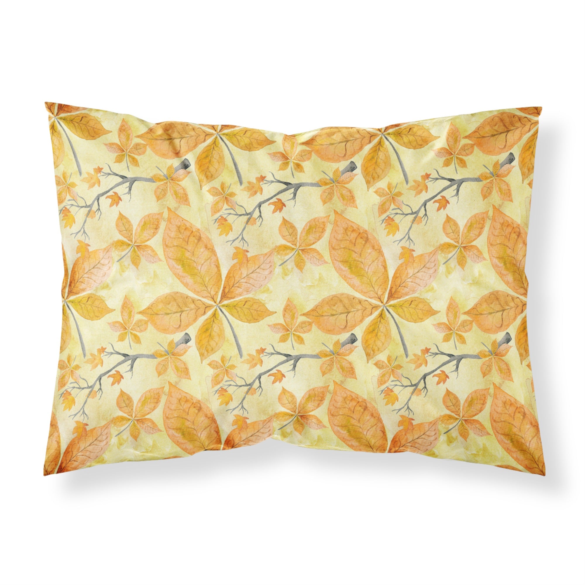 Caroline'S Treasures Fall Leaves And Branches Pillowcase, Standard, Multicolor