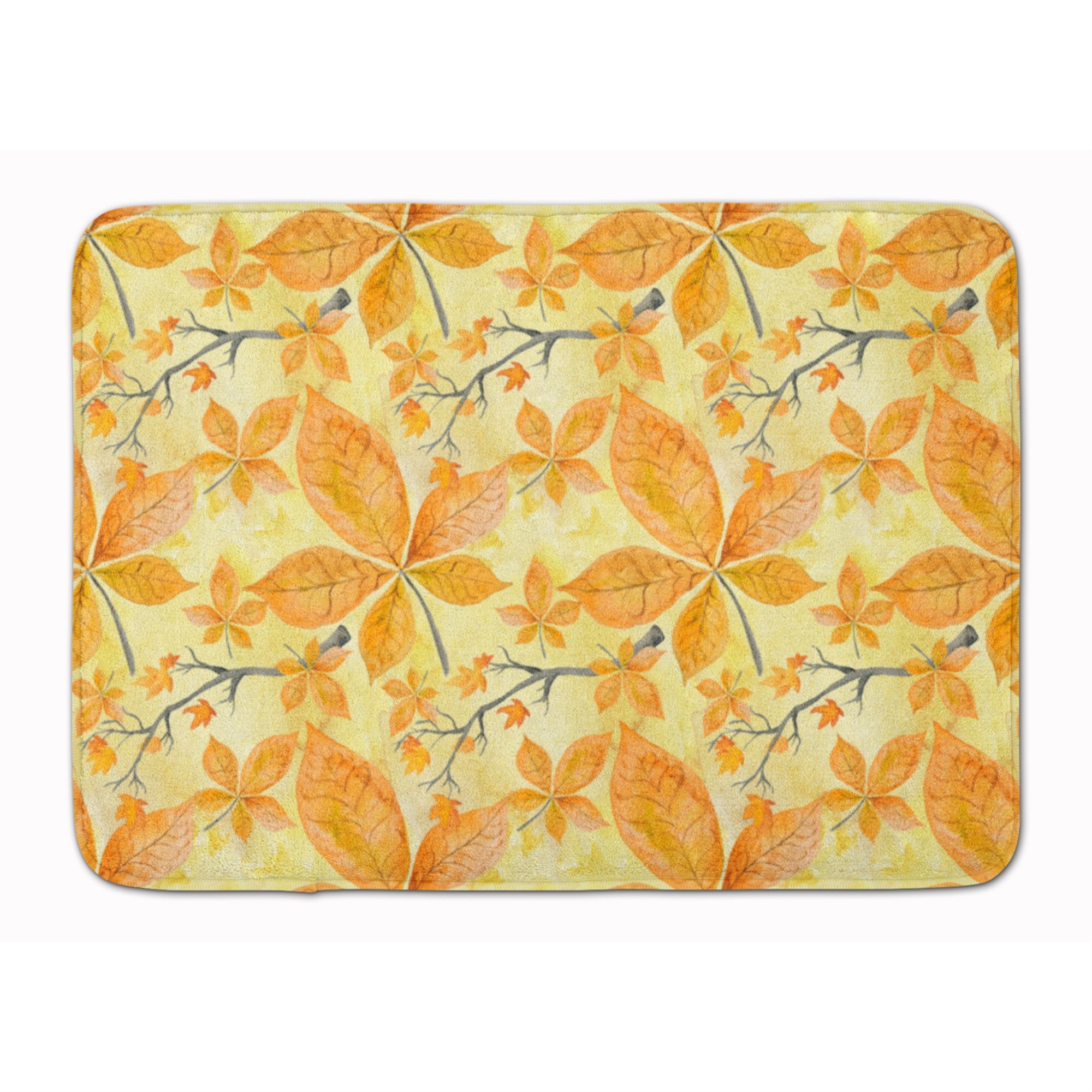 Caroline'S Treasures Fall Leaves And Branches Floor Mat, 19 H X 27 W, Multicolor