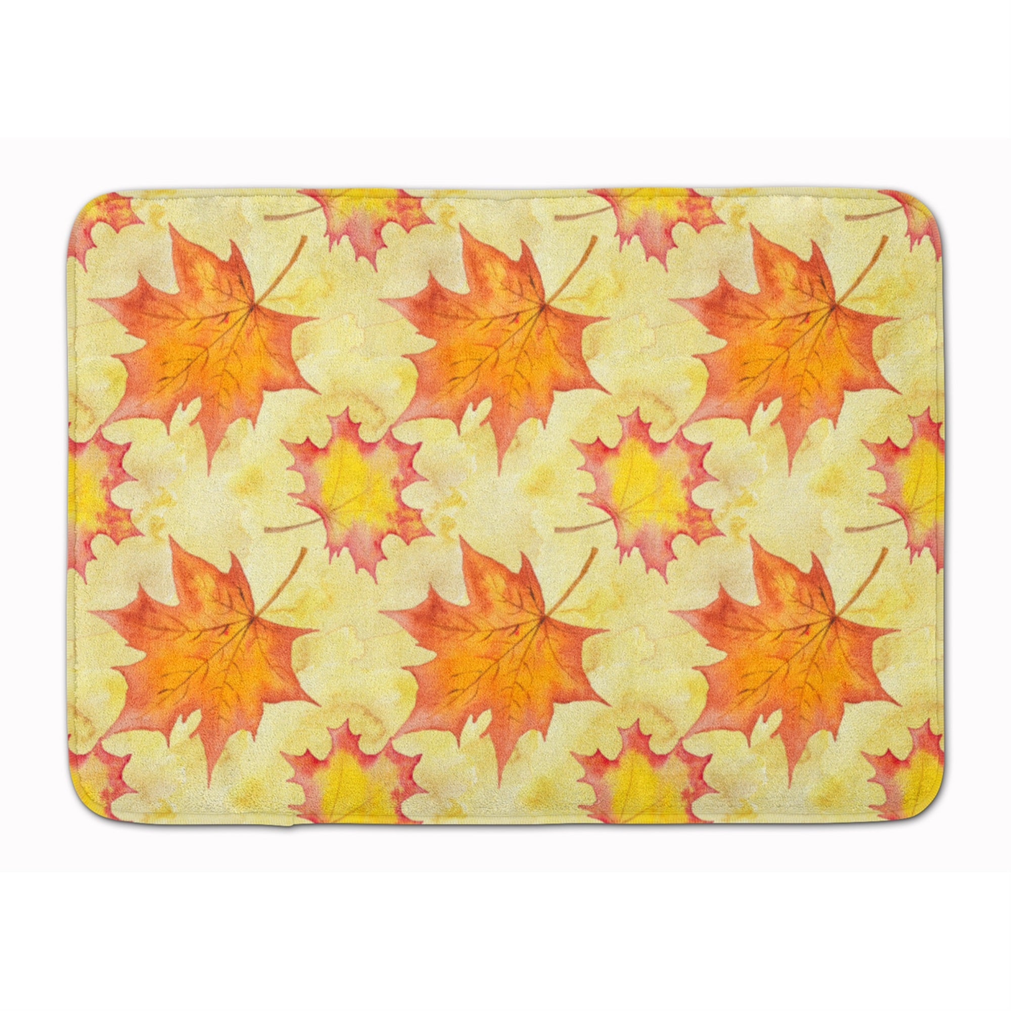 Caroline'S Treasures Fall Leaves Scattered Floor Mat, 19 H X 27 W, Multicolor
