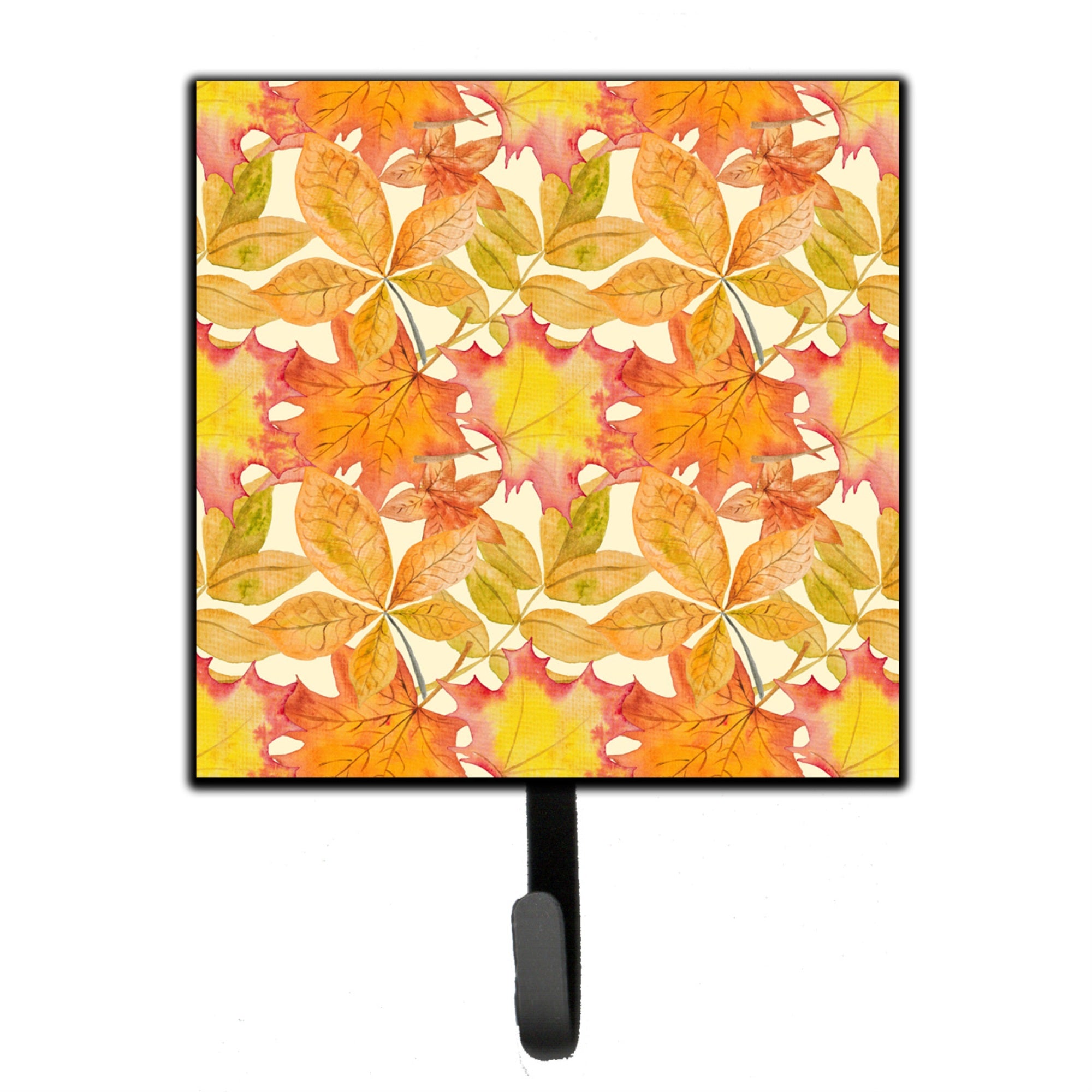Caroline'S Treasures Fall Leaves Watercolor Wall Hook, Small, Multicolor