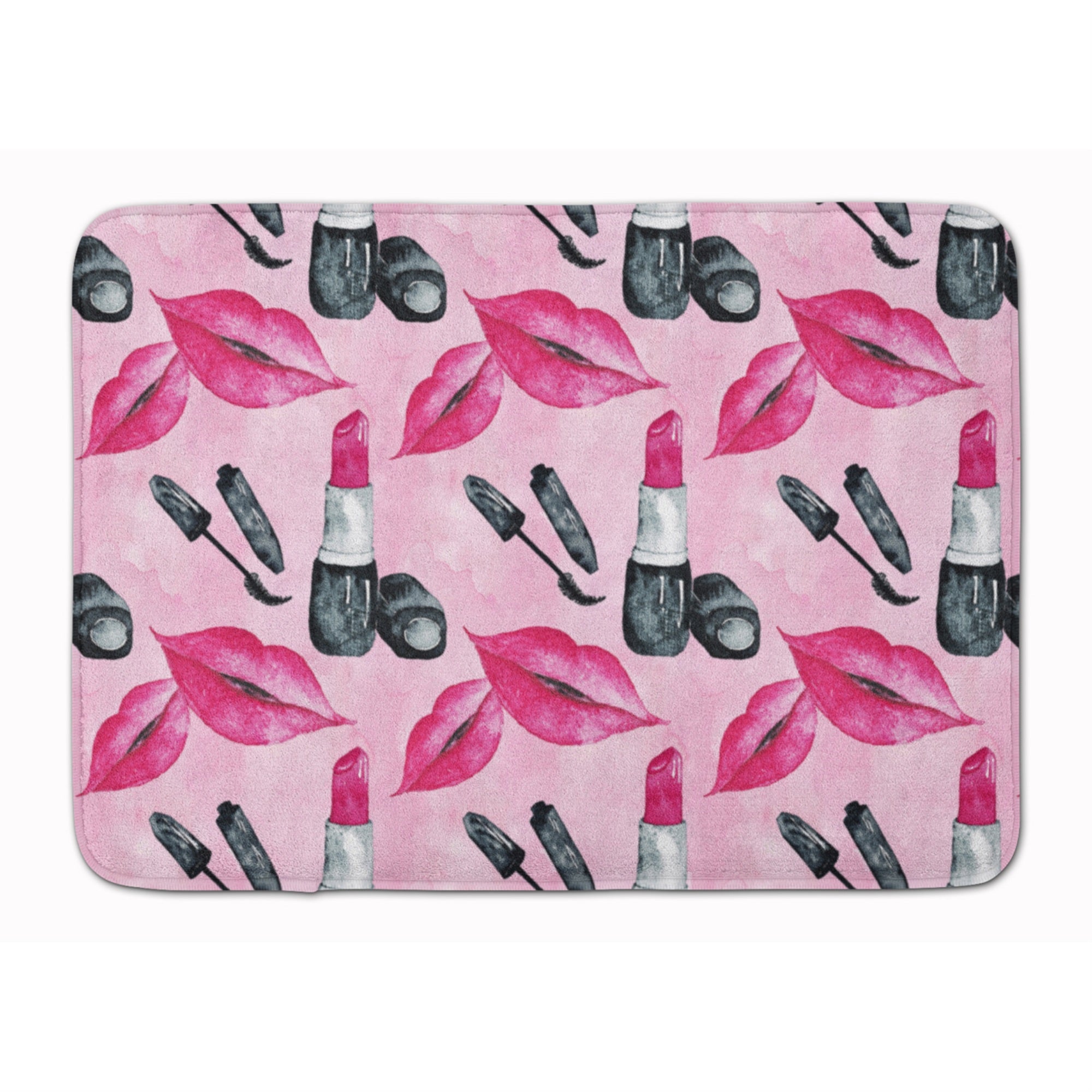 Caroline'S Treasures Watercolor Diva Lipstick Floor Mat, 19 H X 27 W, Multicolor