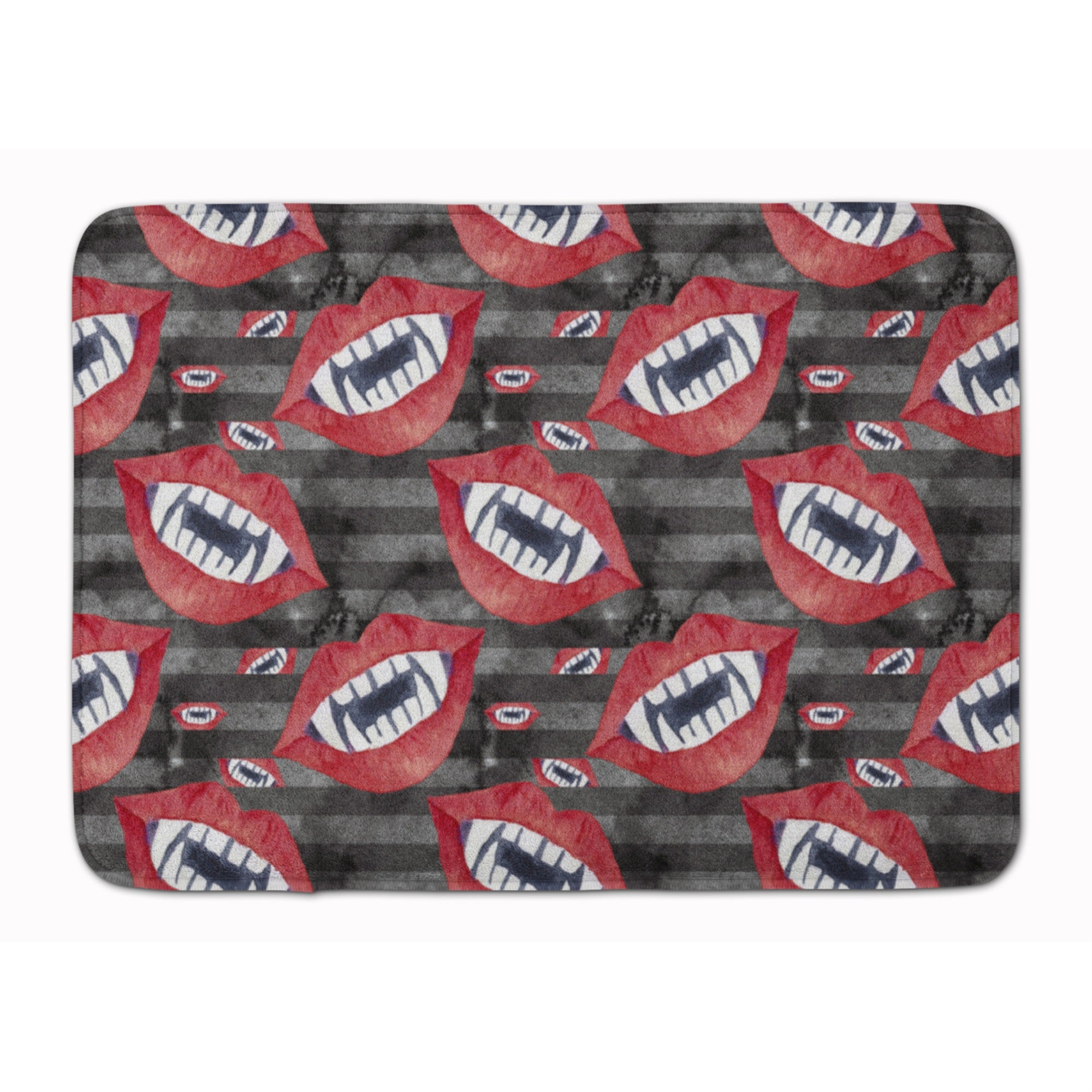 Caroline'S Treasures Watercolor Halloween Vampire Teeth Floor Mat, 19 H X 27 W, Multicolor