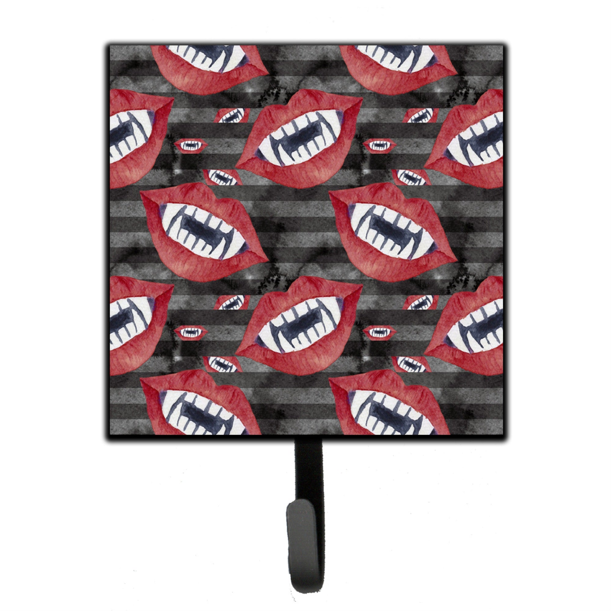 Caroline'S Treasures Watercolor Halloween Vampire Teeth Wall Hook, Small, Multicolor