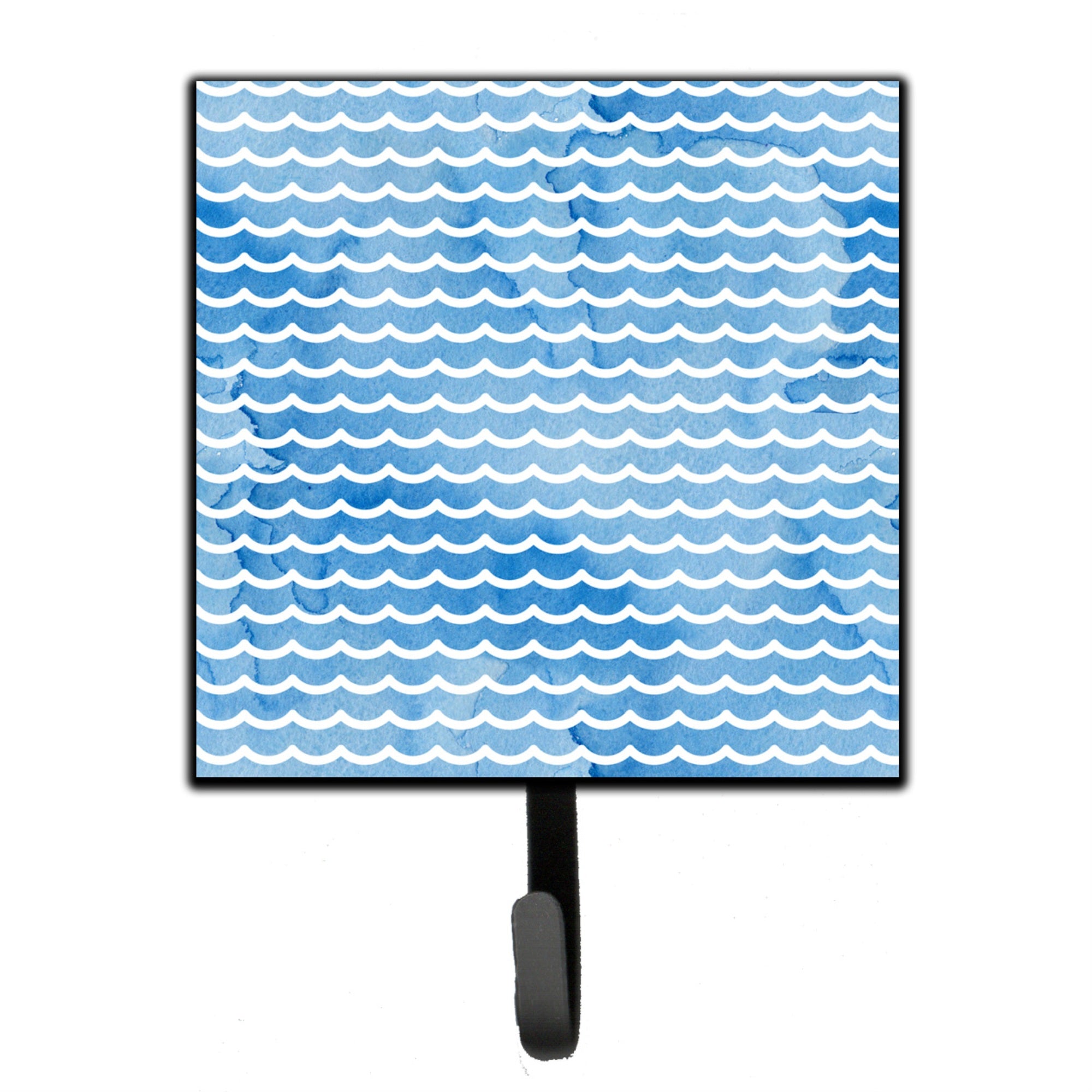 Caroline'S Treasures Beach Watercolor Waves Wall Hook, Small, Multicolor