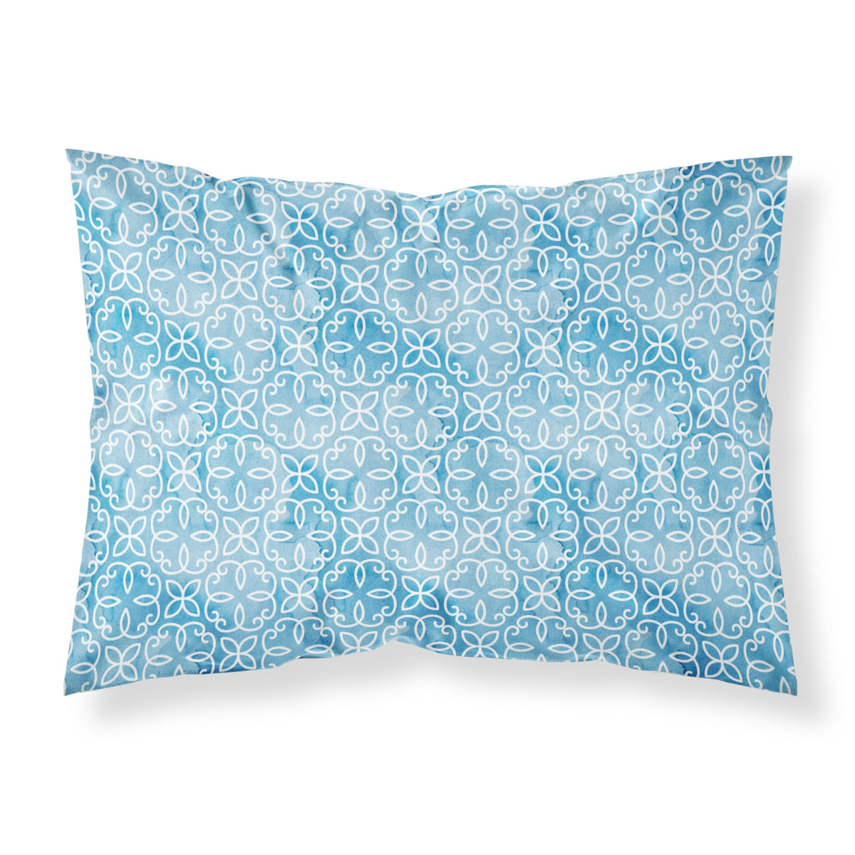 Caroline'S Treasures Watercolor Geometric Circle On Blue Pillowcase, Standard, Multicolor