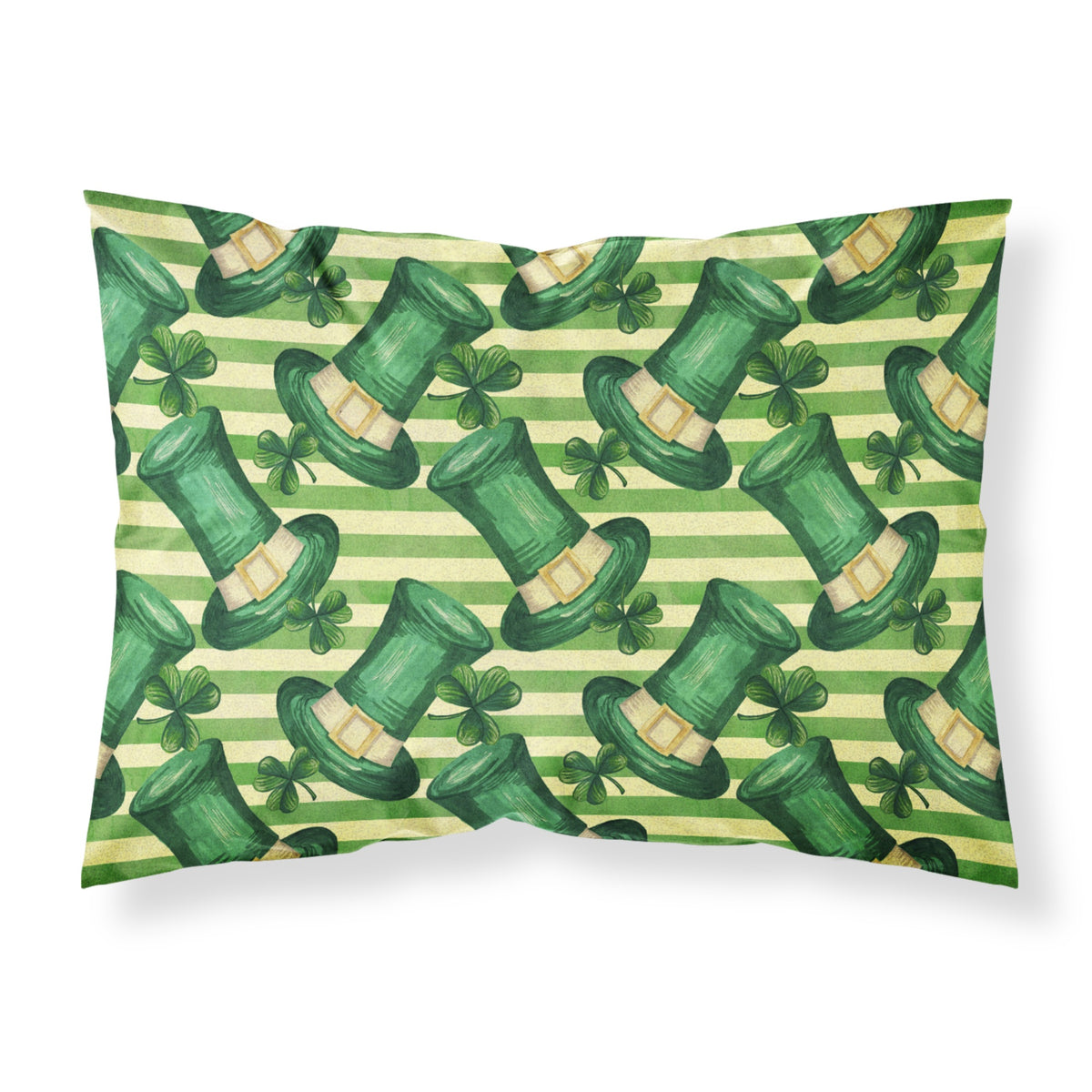 Caroline'S Treasures Watercolor St Patrick'S Day Leprechan Hat Pillowcase, Standard, Multicolor