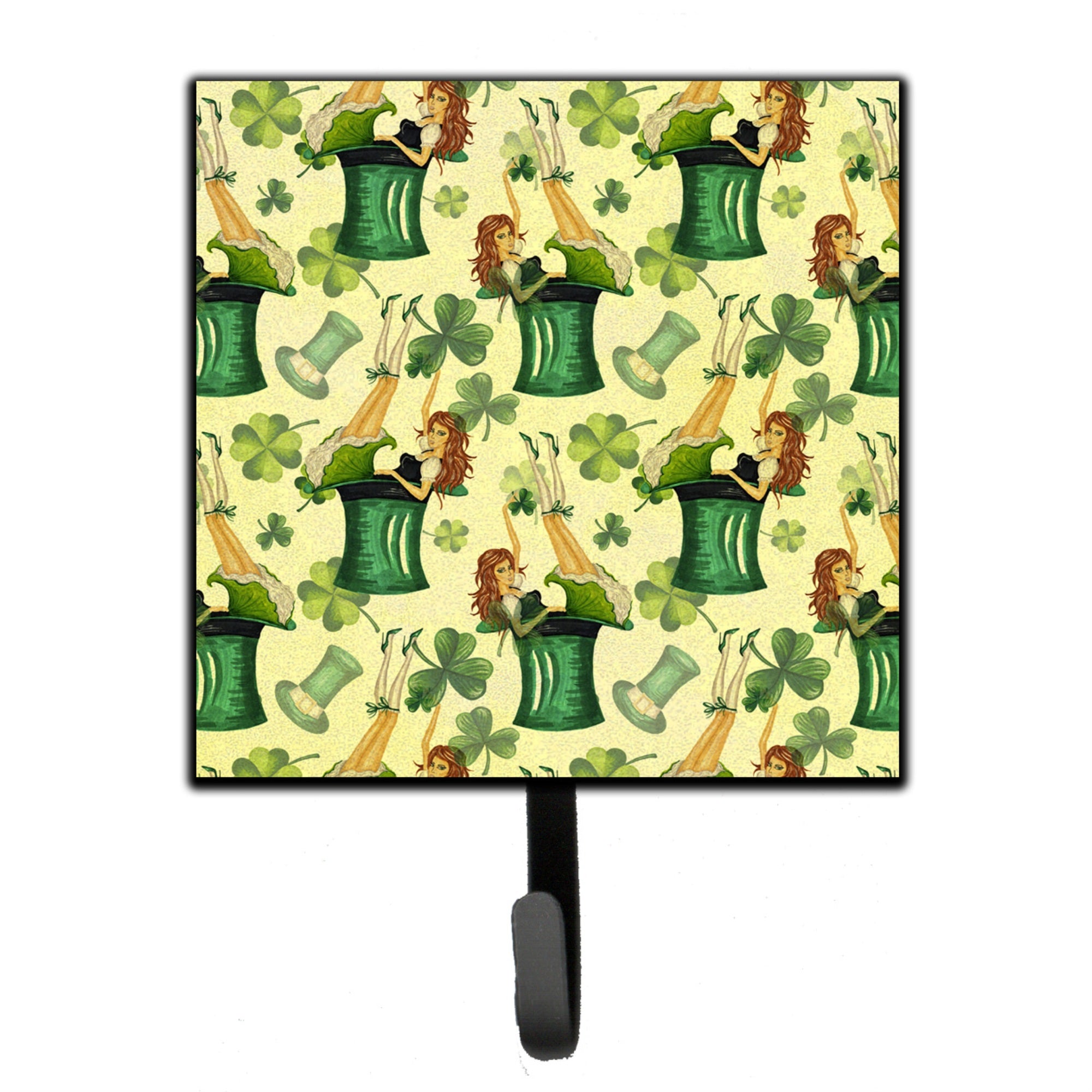 Caroline'S Treasures Watercolor St Patrick'S Day Party Wall Hook, Small, Multicolor