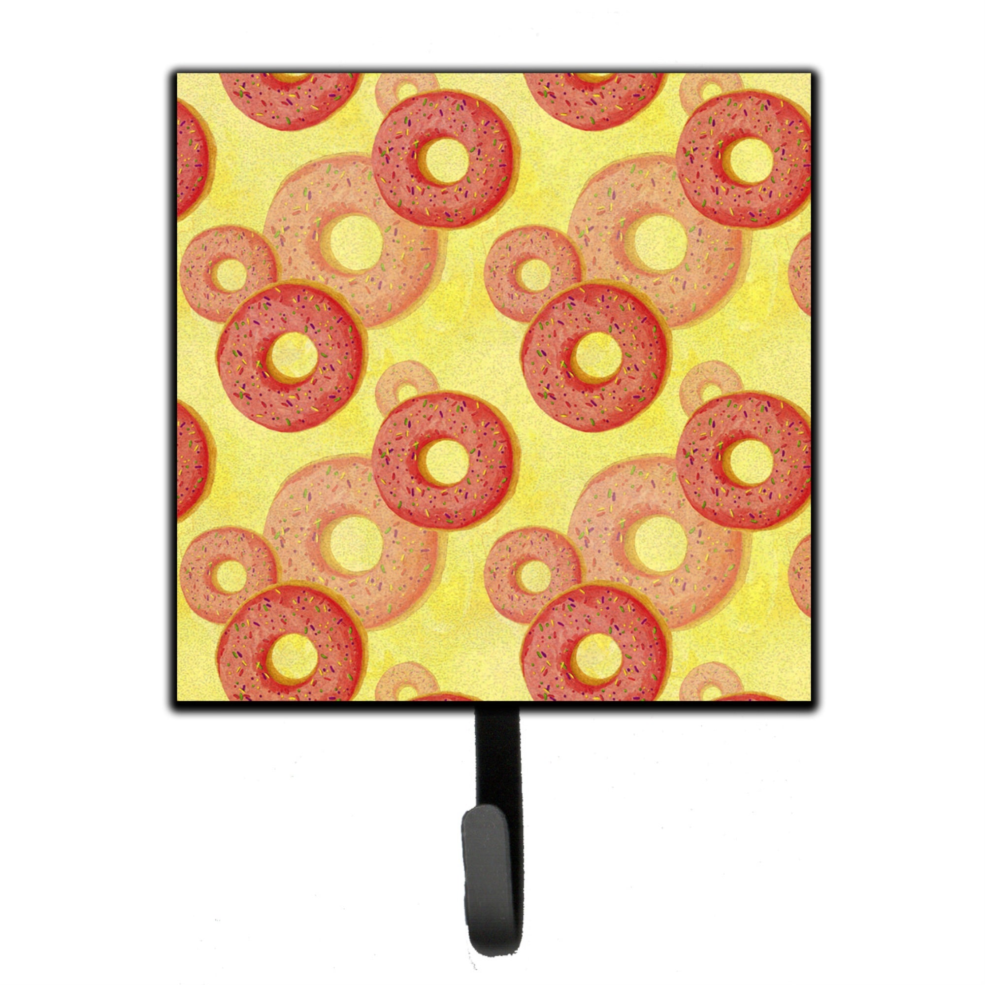 Caroline'S Treasures Watercolor Just Donuts Wall Hook, Small, Multicolor