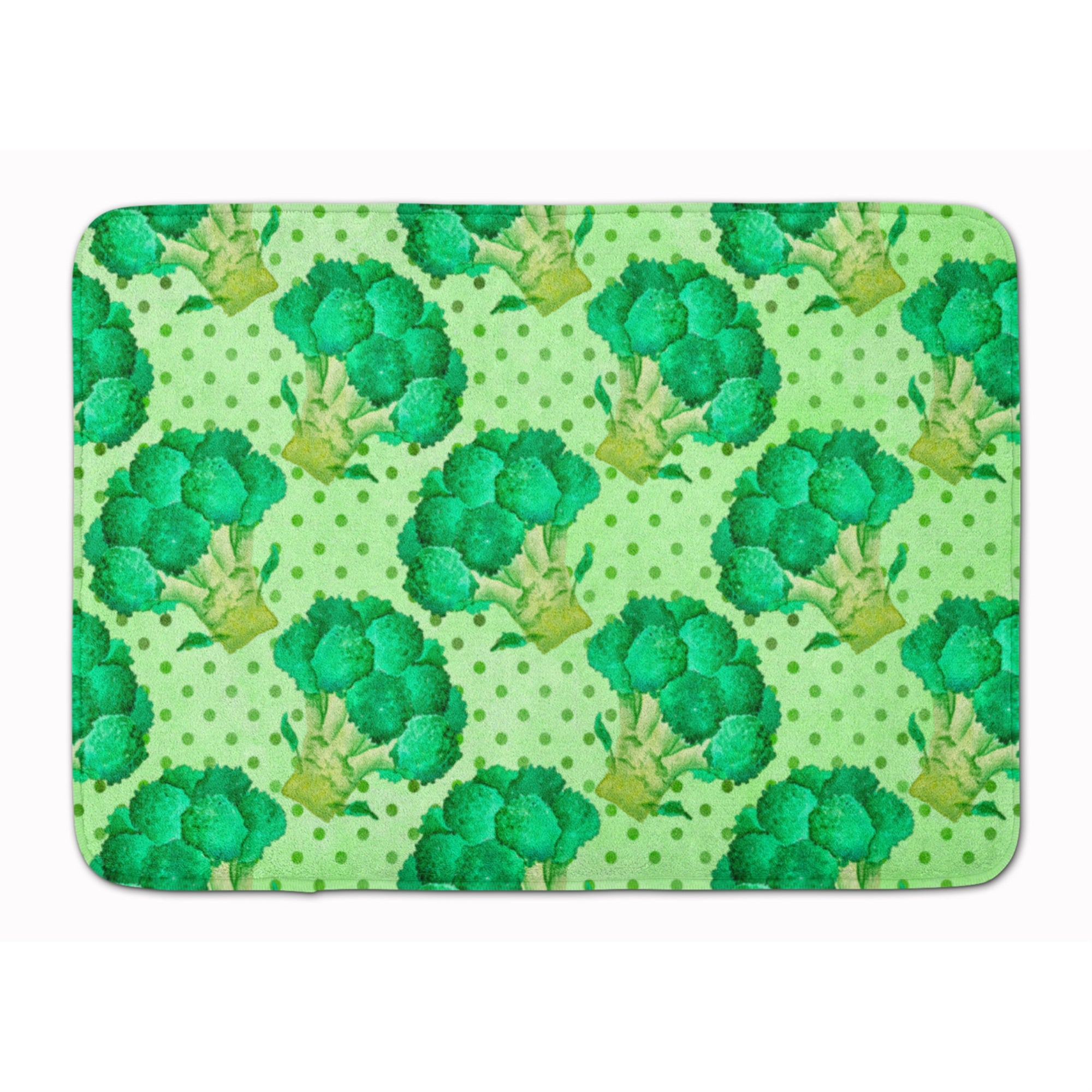 Caroline'S Treasures Watercolor Broccoli Floor Mat, 19 H X 27 W, Multicolor