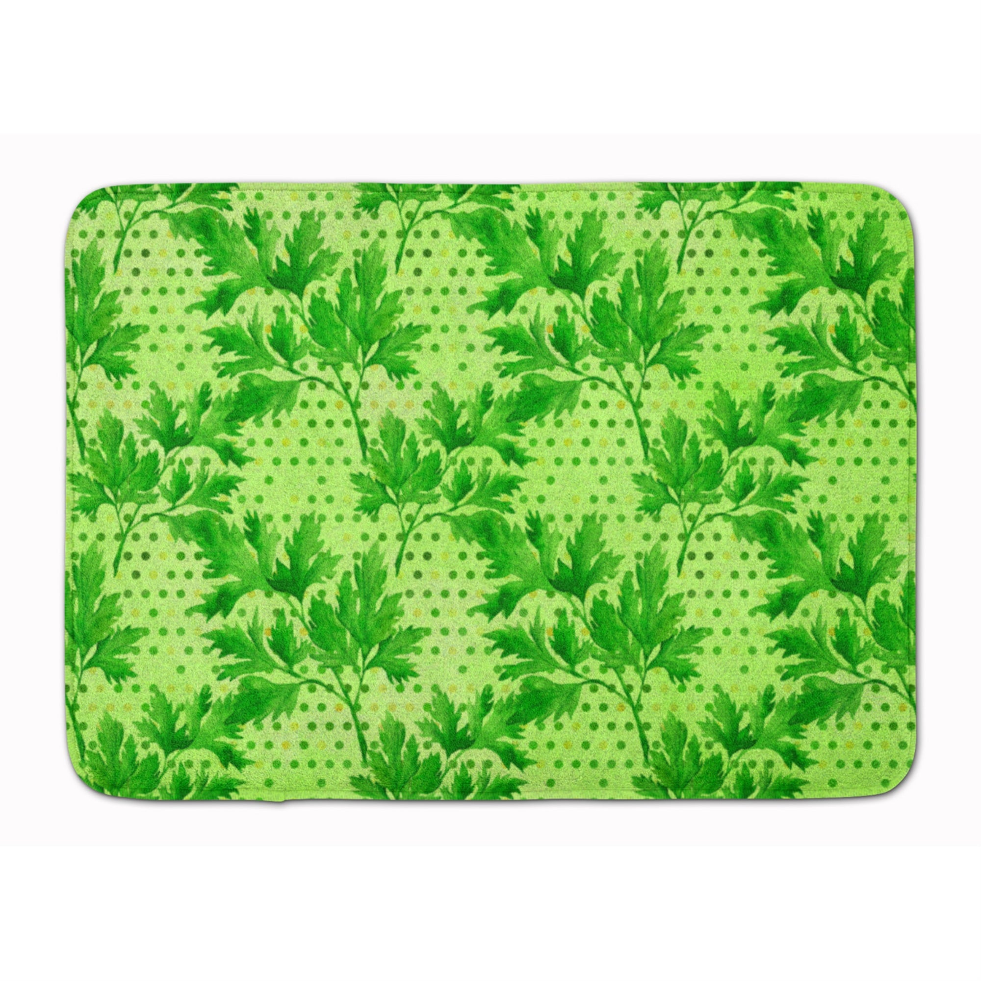 Caroline'S Treasures Watercolor Parsley Floor Mat, 19 H X 27 W, Multicolor