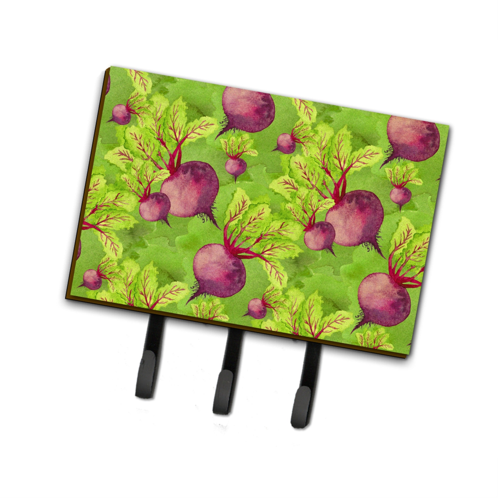 Caroline'S Treasures Watercolor Radishes Wall Hook, Triple, Multicolor