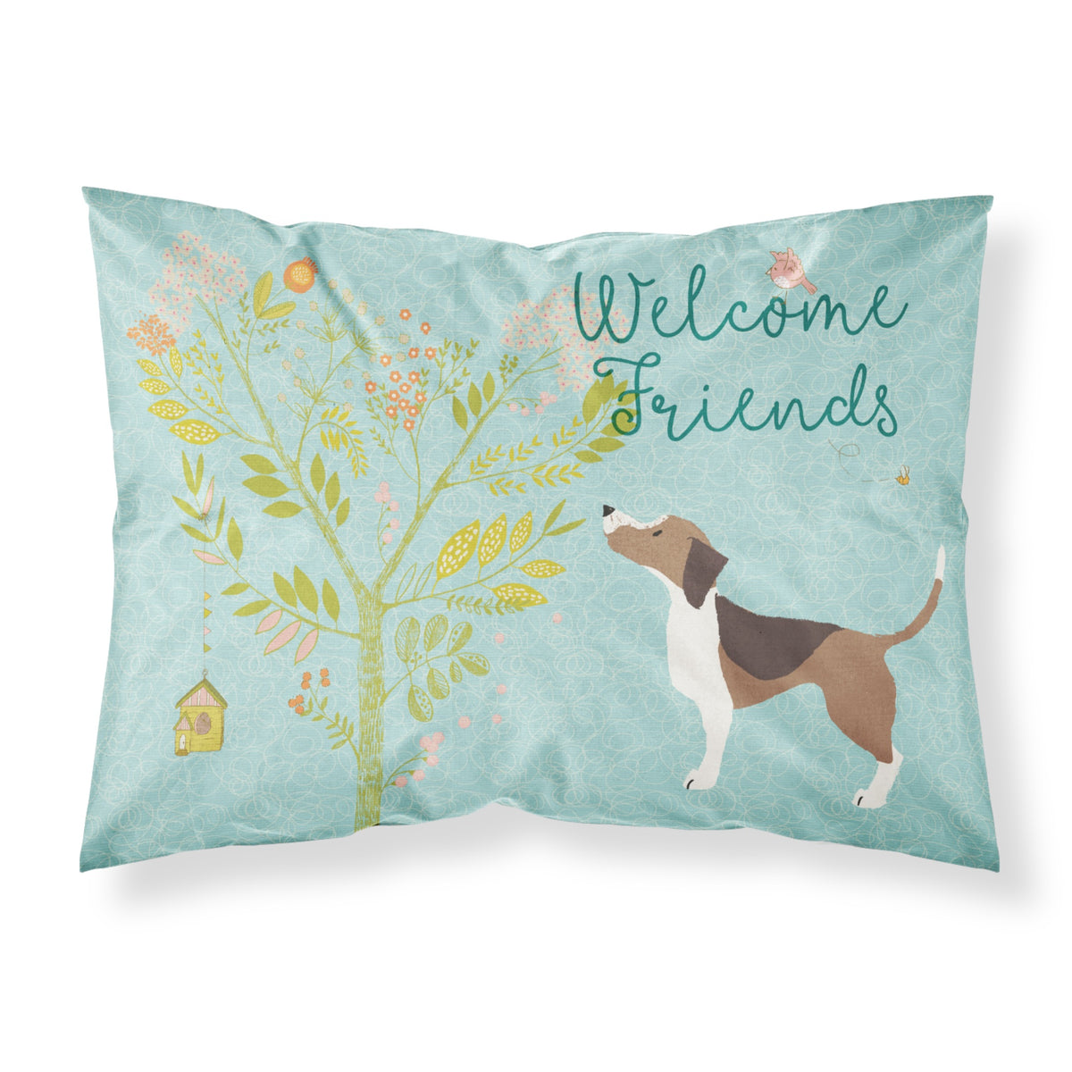 Caroline'S Treasures Welcome Friends Beagle Pillowcase, Standard