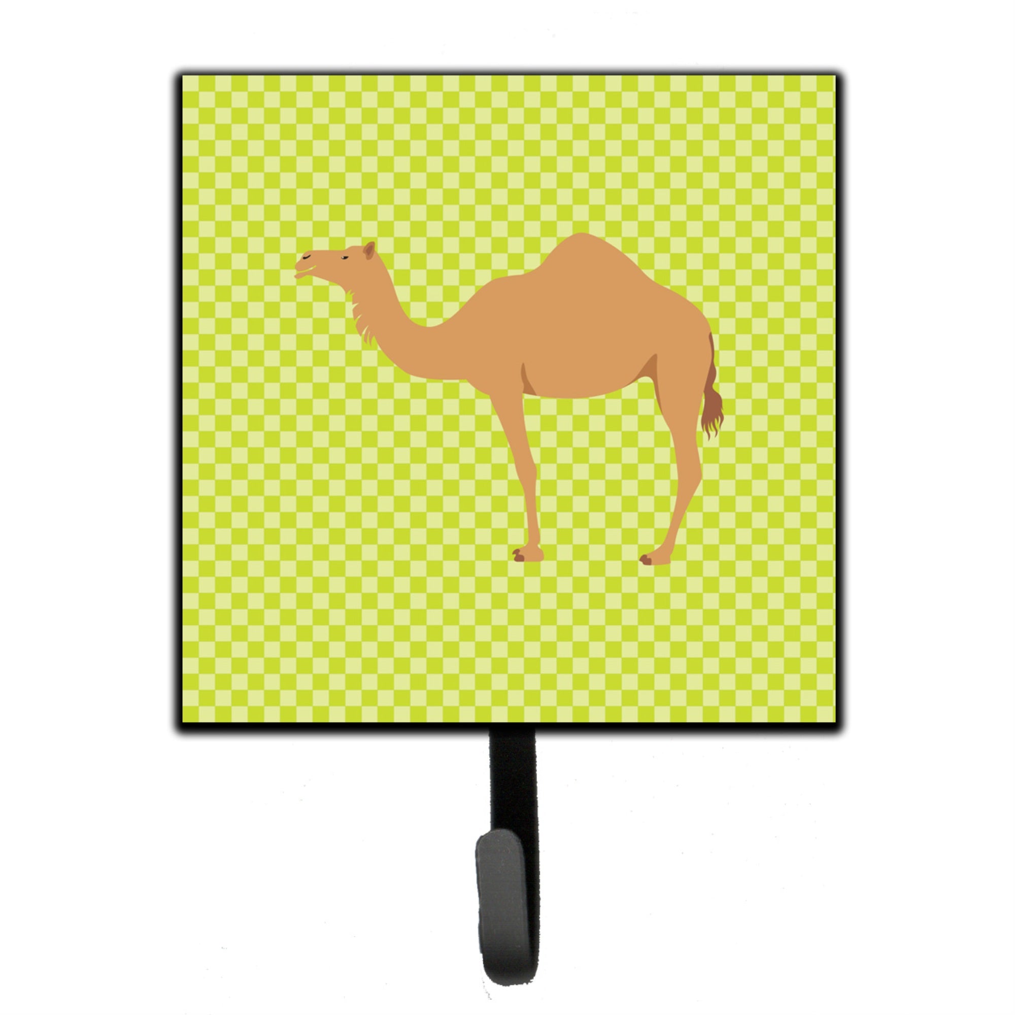 Caroline'S Treasures Arabian Camel Dromedary Green Wall Hook, Small, Multicolor