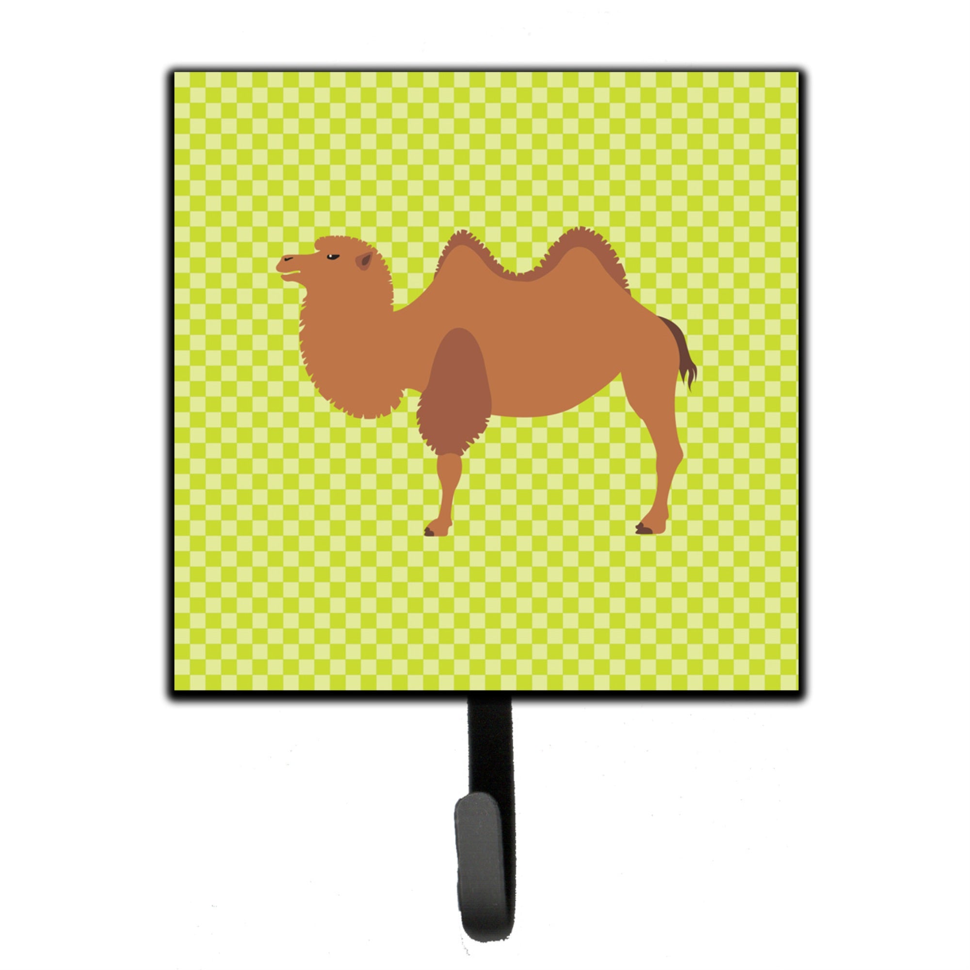 Caroline'S Treasures Bactrian Camel Green Wall Hook, Small, Multicolor