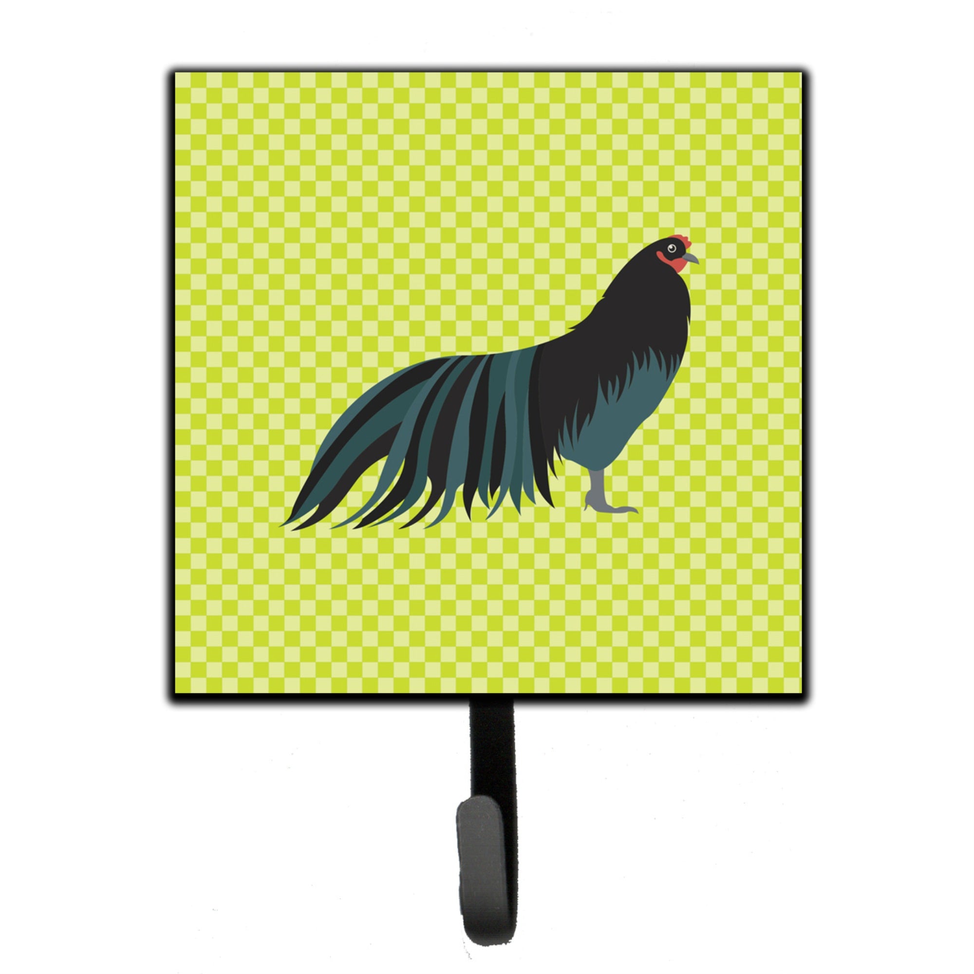Caroline'S Treasures Sumatra Chicken Green Wall Hook, Small, Multicolor